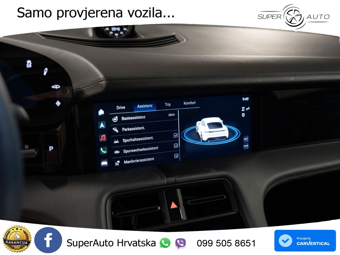 Porsche Taycan GTS Performance Plus 93.4 kWh (598 KS)