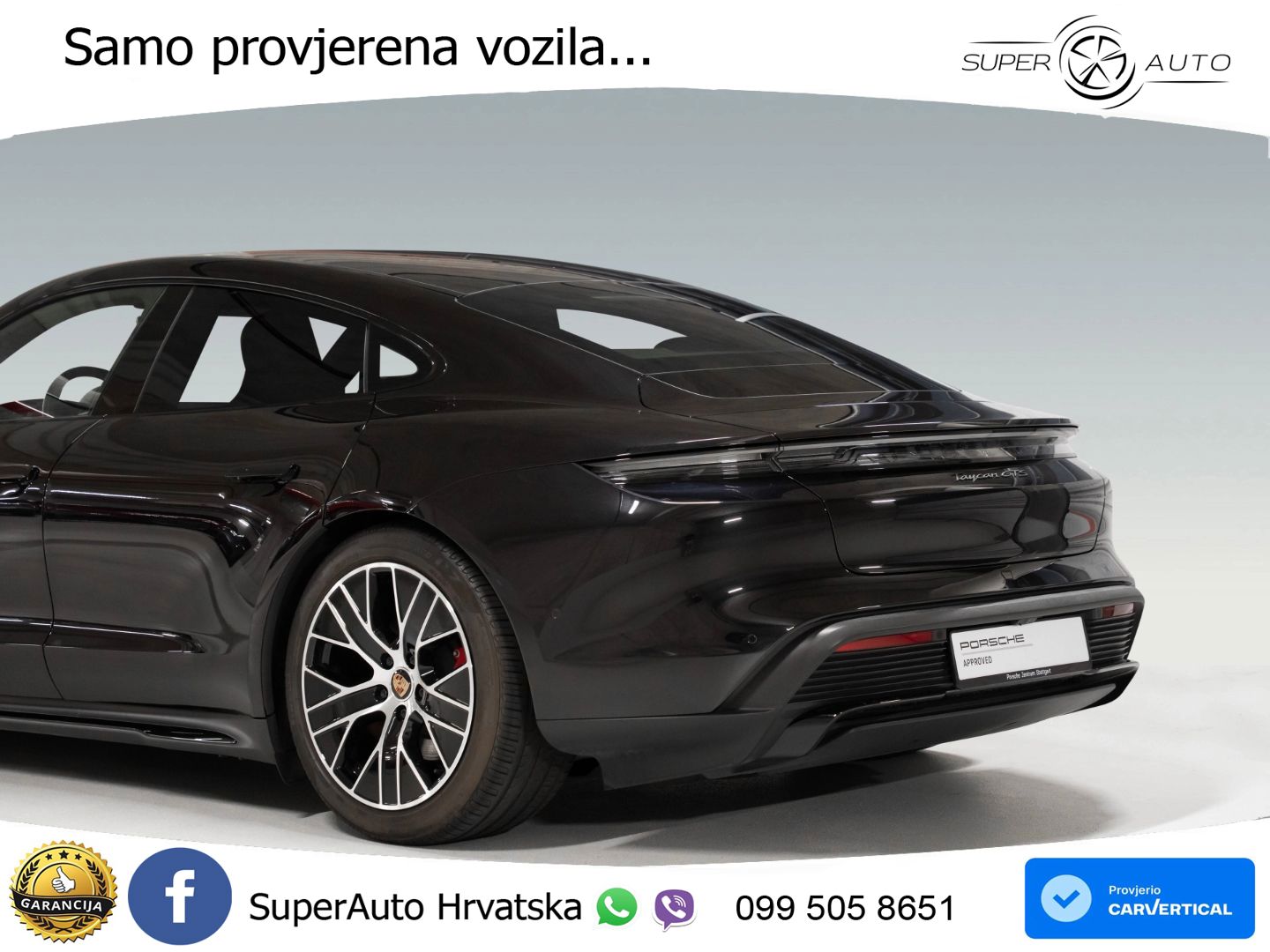 Porsche Taycan GTS Performance Plus 93.4 kWh (598 KS)