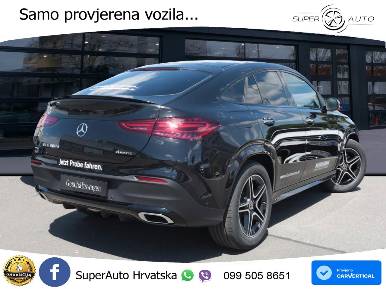 Mercedes GLE Coupe 300d (269 ks) EQ Boost 4MATIC 9G-TRONIC AMG LED+GR SJED+ACC