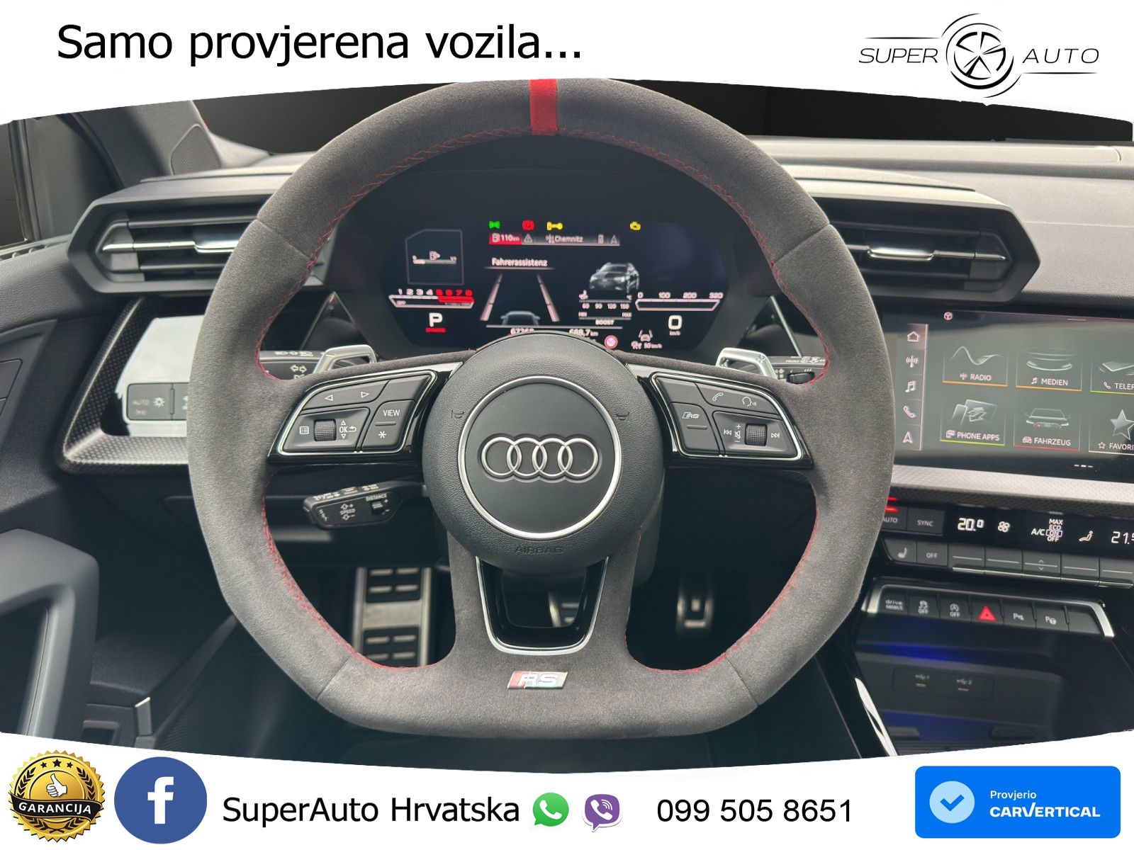 Audi RS3 Sportback 2.5 TFSI (400 KS) quattro S tronic LED+GR SJED+ACC