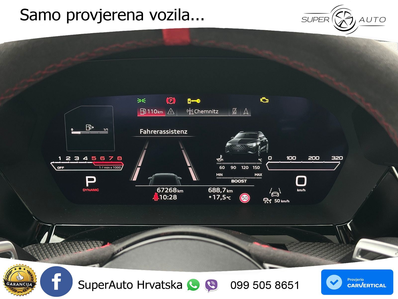 Audi RS3 Sportback 2.5 TFSI (400 KS) quattro S tronic LED+GR SJED+ACC