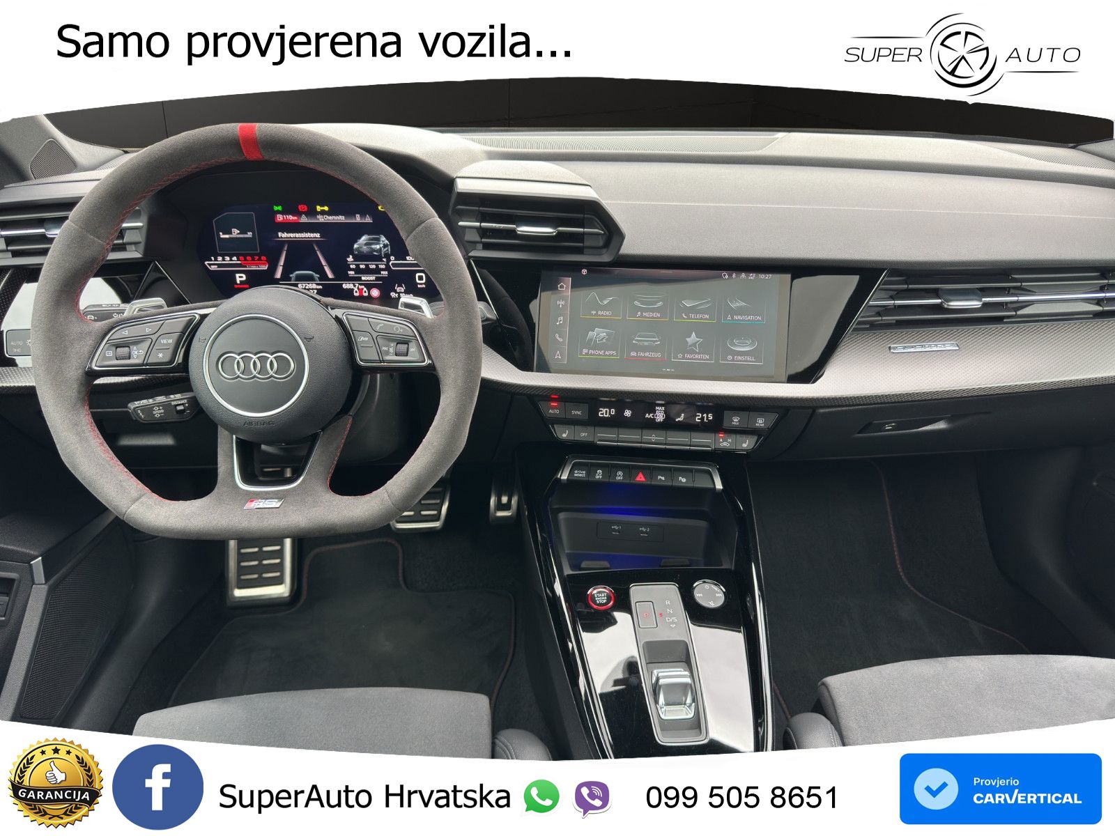 Audi RS3 Sportback 2.5 TFSI (400 KS) quattro S tronic LED+GR SJED+ACC