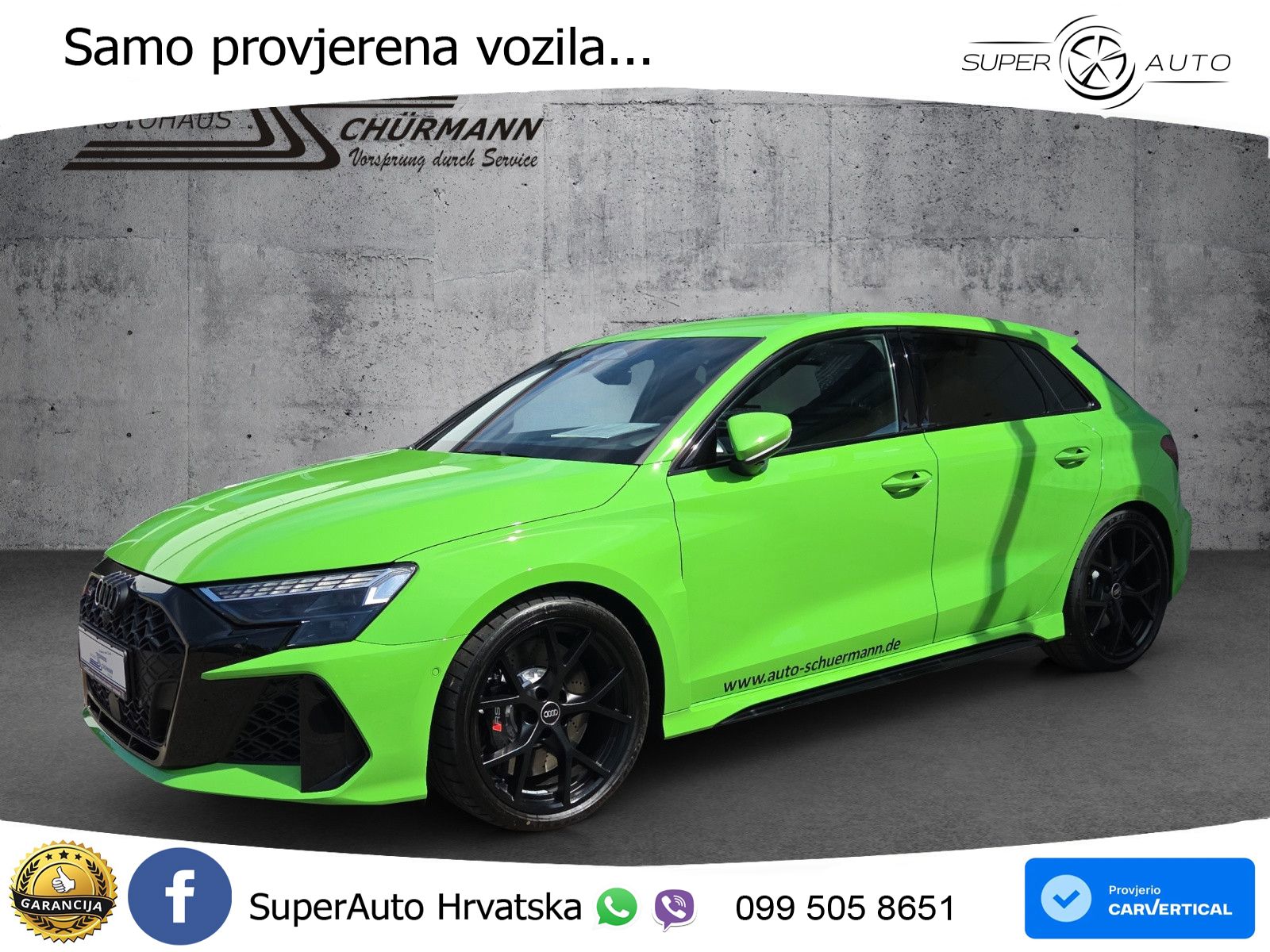 Audi RS3 Sedan 2.5 TFSI (400 KS) quattro S tronic LED+GR SJED+ACC