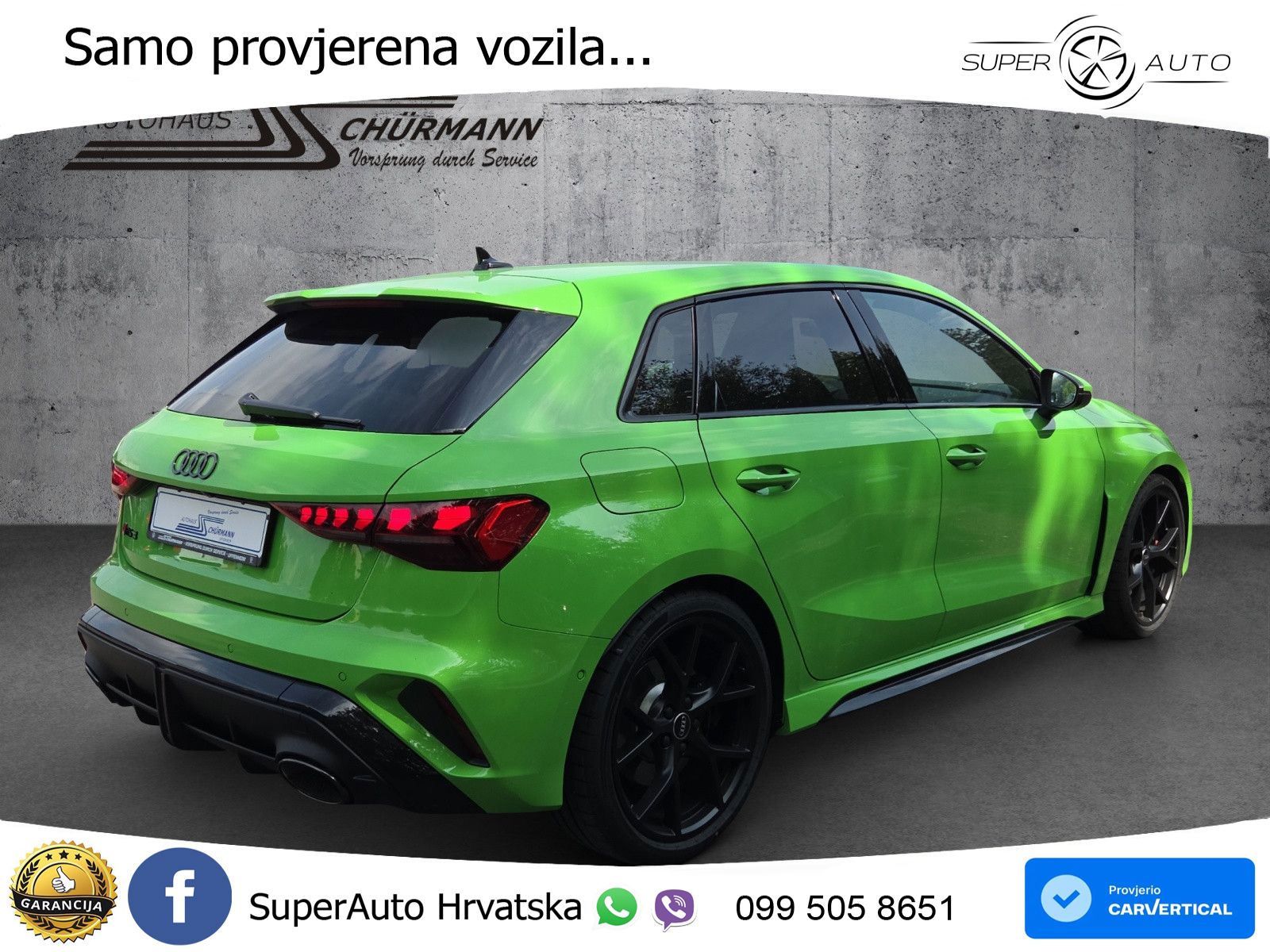 Audi RS3 Sedan 2.5 TFSI (400 KS) quattro S tronic LED+GR SJED+ACC