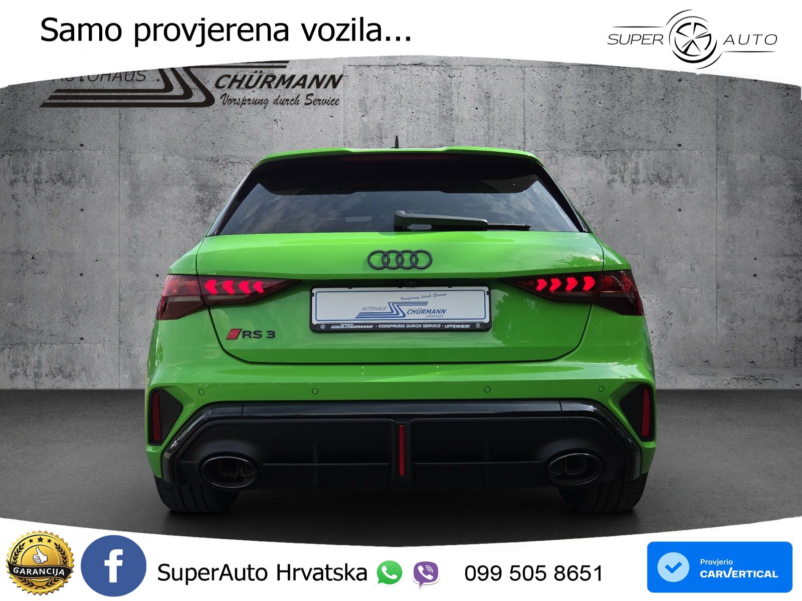 Audi RS3 Sedan 2.5 TFSI (400 KS) quattro S tronic LED+GR SJED+ACC