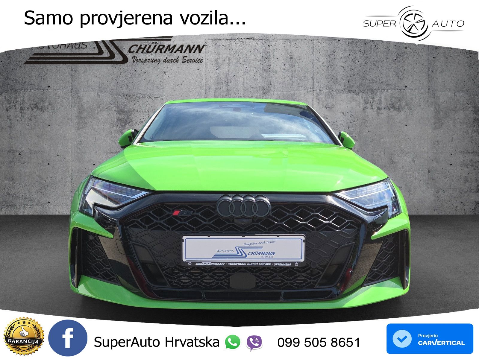 Audi RS3 Sedan 2.5 TFSI (400 KS) quattro S tronic LED+GR SJED+ACC
