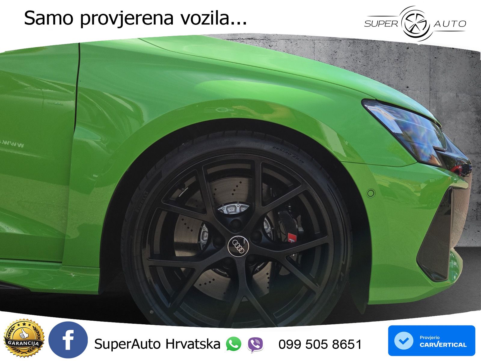 Audi RS3 Sedan 2.5 TFSI (400 KS) quattro S tronic LED+GR SJED+ACC