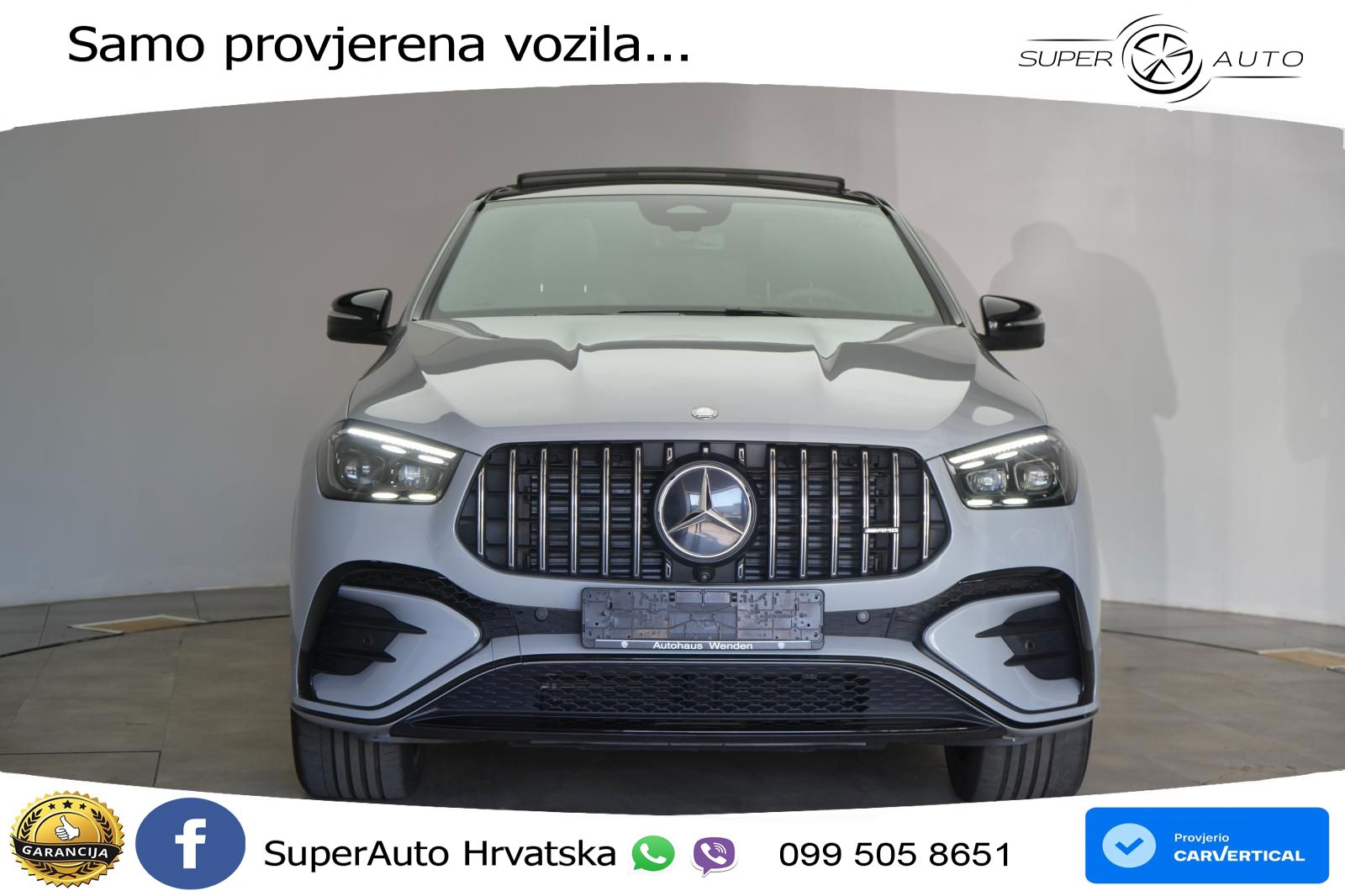 Mercedes AMG GLE Coupe 53 (435 KS) EQ Boost 4MATIC+ AMG SPEEDSHIFT TCT 9G ACC+HEAD+GR SJED+360+PANO