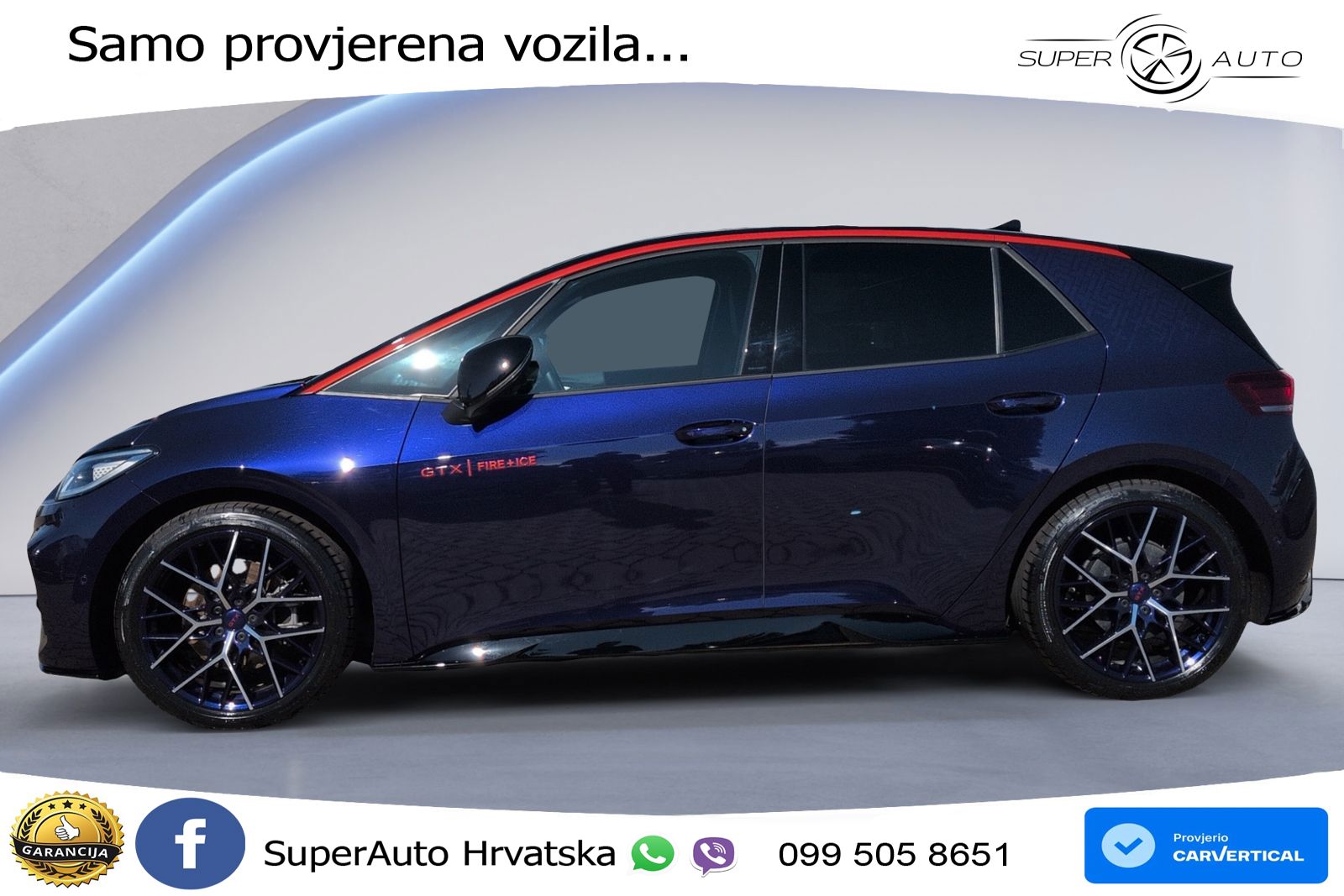 Volkswagen ID.3 GTX Performance 84 kWh (326 KS)