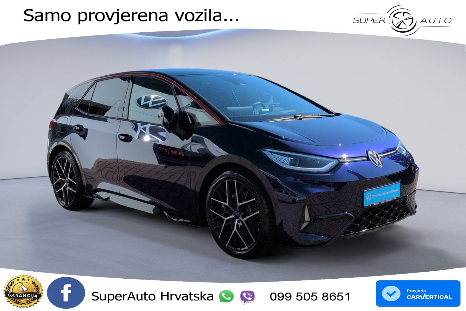 Volkswagen ID.3 GTX Performance 84 kWh (326 KS)