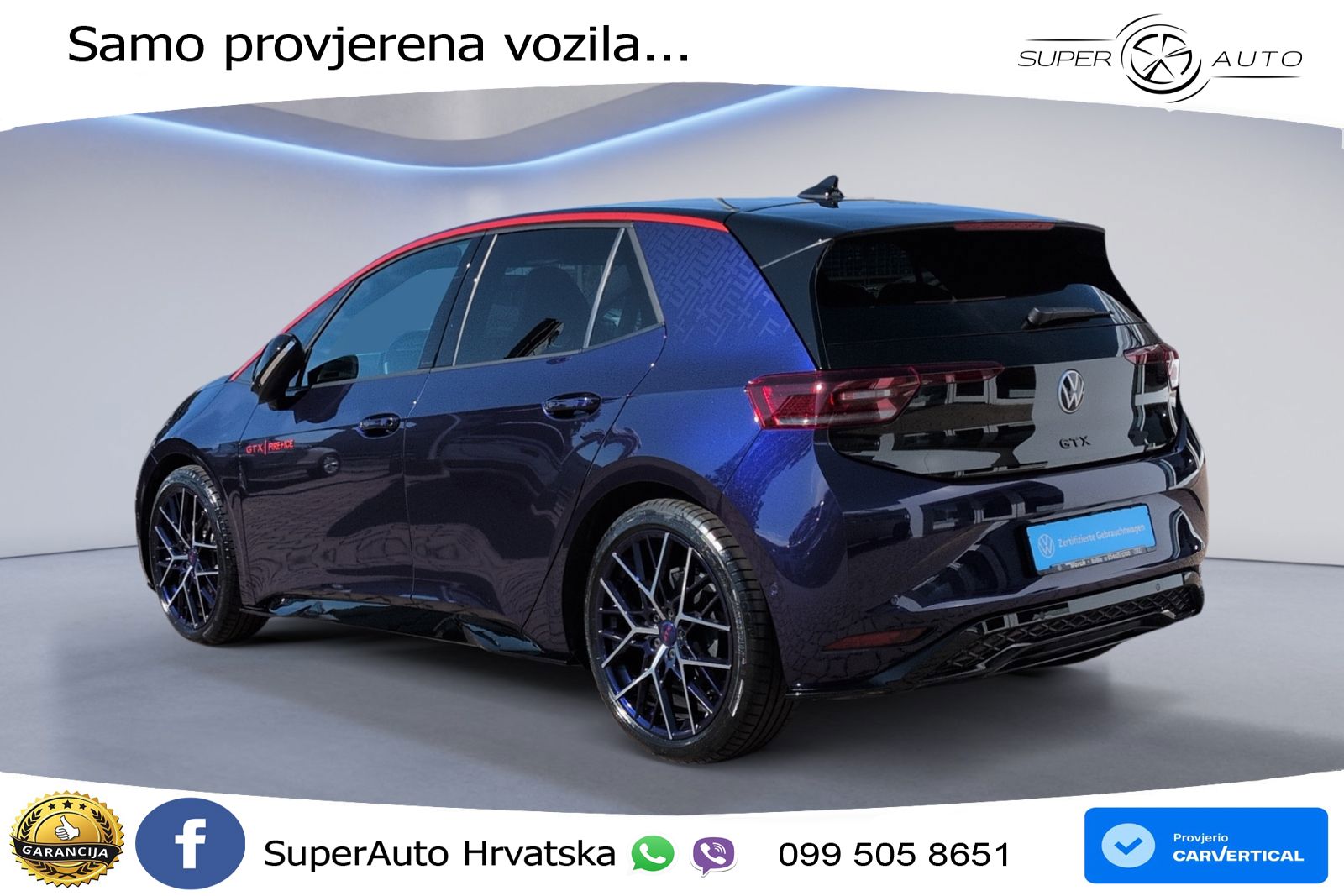 Volkswagen ID.3 GTX Performance 84 kWh (326 KS)
