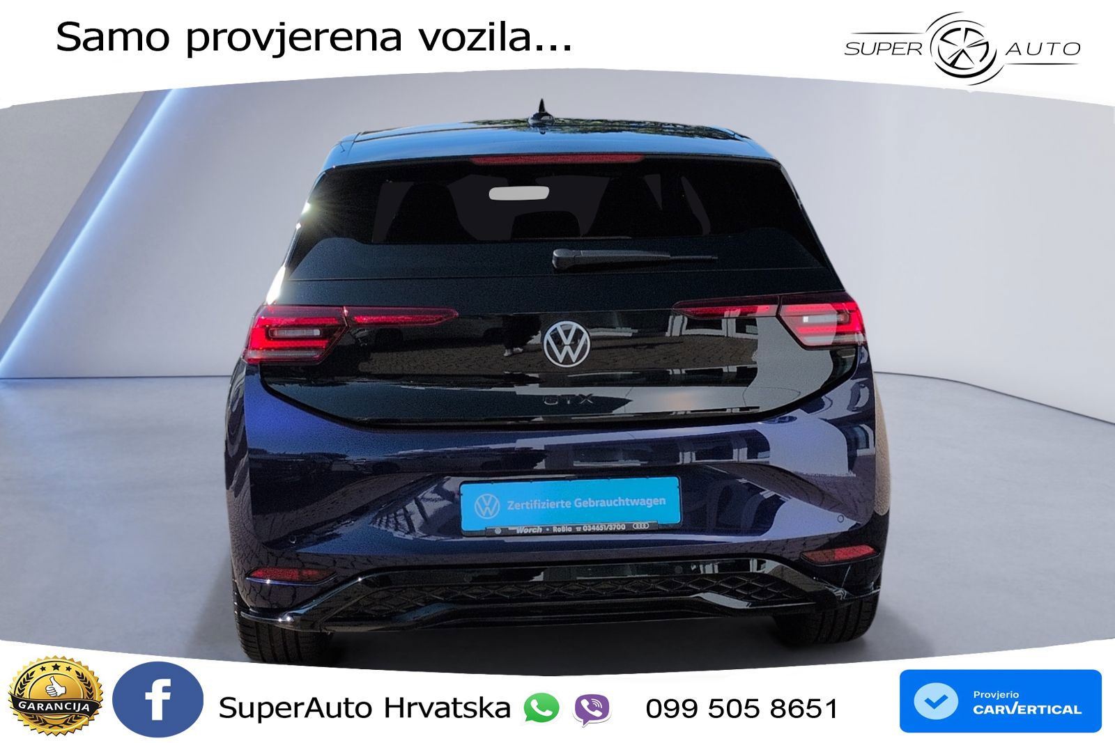 Volkswagen ID.3 GTX Performance 84 kWh (326 KS)