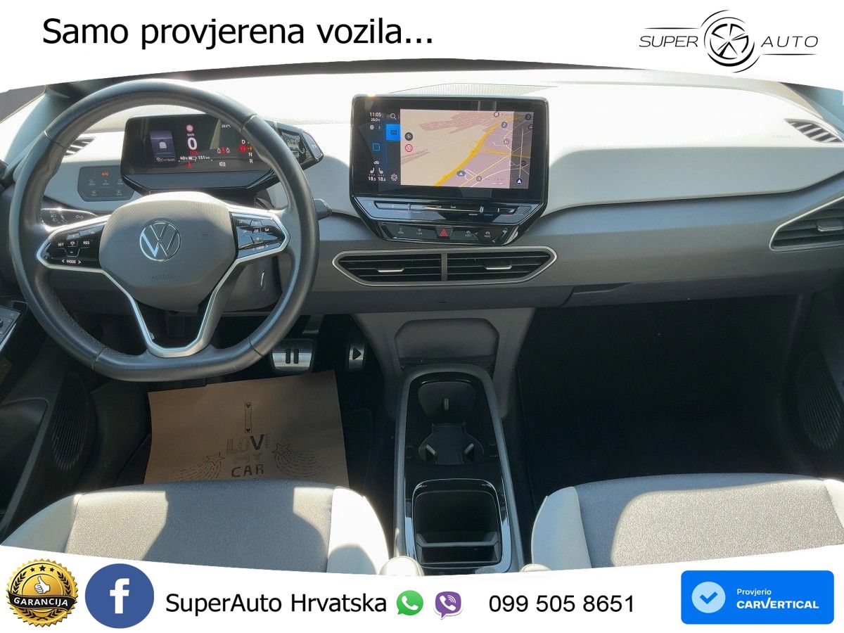 Volkswagen ID.3 Pro Performance 62 kWh (204 KS) LED+GR SJED+ACC