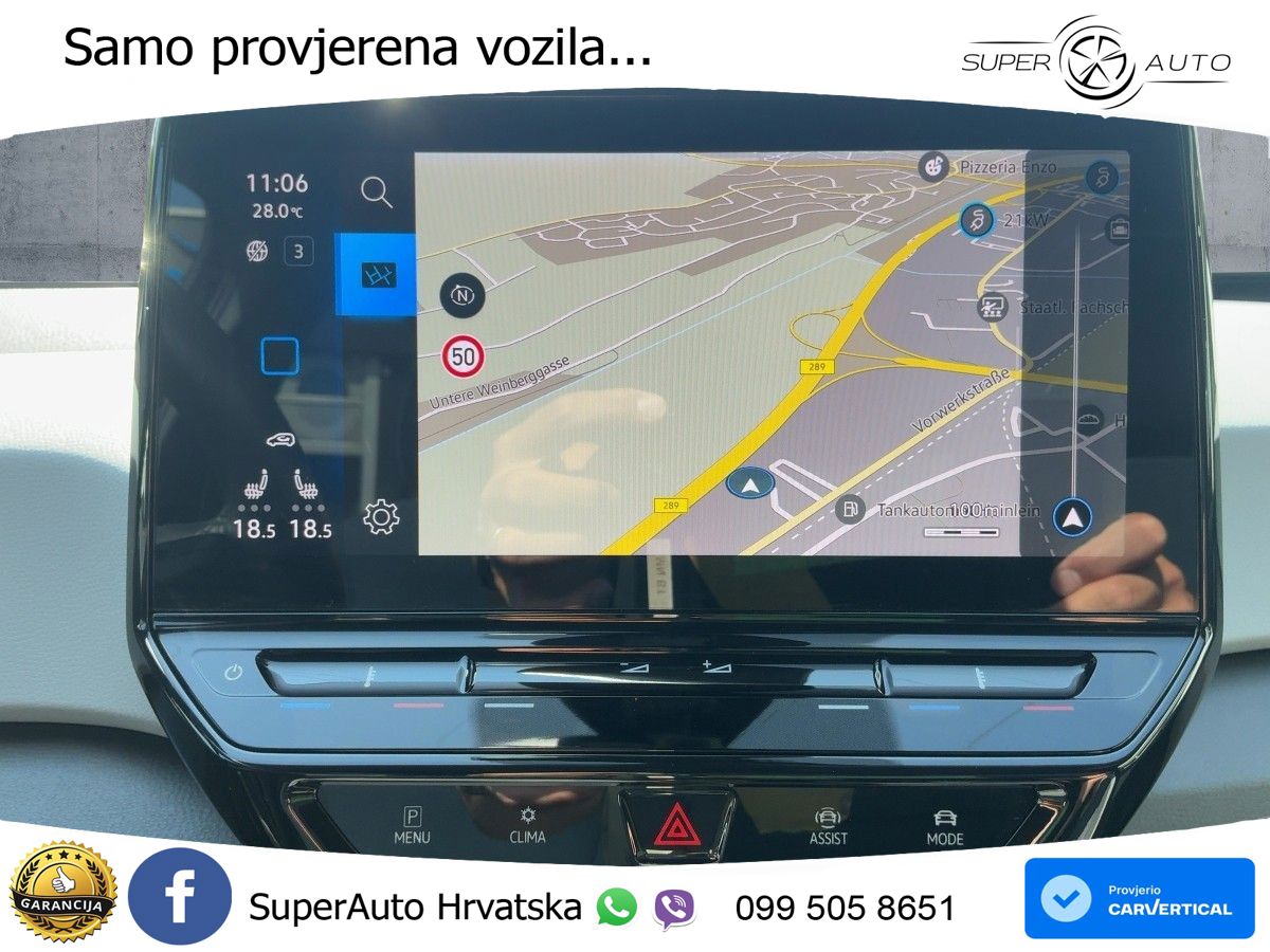 Volkswagen ID.3 Pro Performance 62 kWh (204 KS) LED+GR SJED+ACC