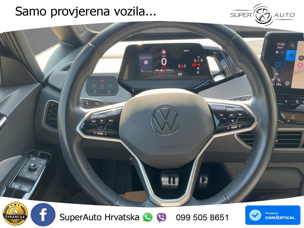 Volkswagen ID.3 Pro Performance 62 kWh (204 KS) LED+GR SJED+ACC