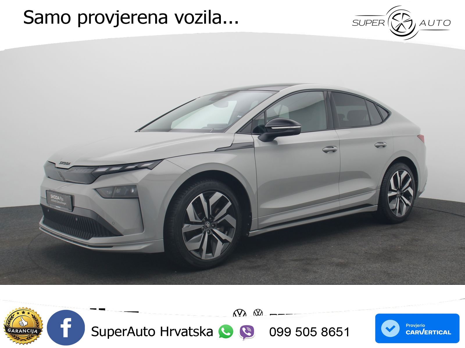 Škoda Enyaq 85 82 kWh (286 KS) SportLine LED+GR SJED+ACC