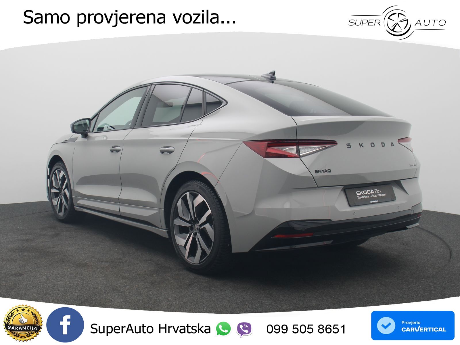 Škoda Enyaq 85 82 kWh (286 KS) SportLine LED+GR SJED+ACC