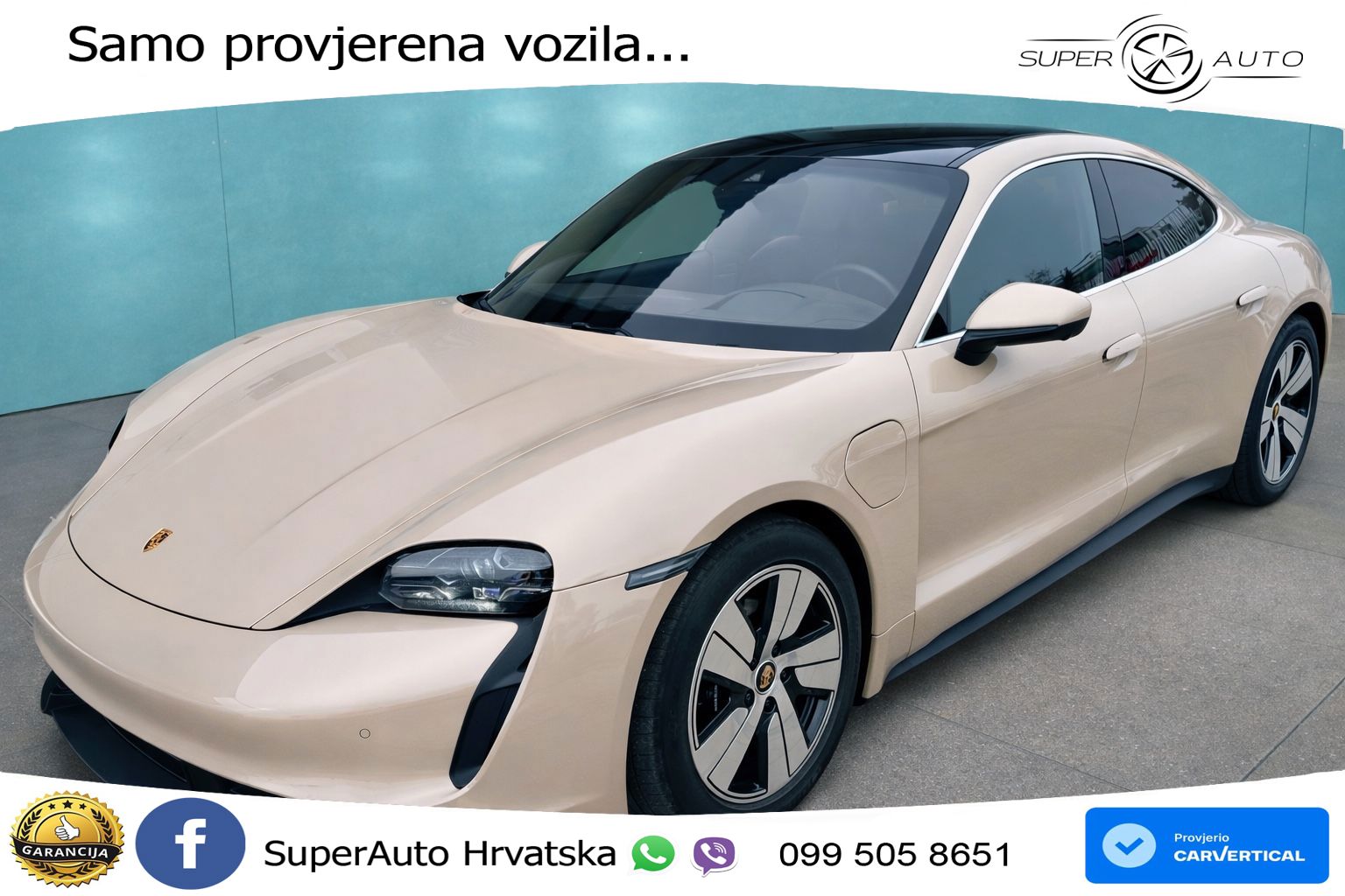 Porsce Tycan 4S Performance Plus 93.4 kWh (571 KS)