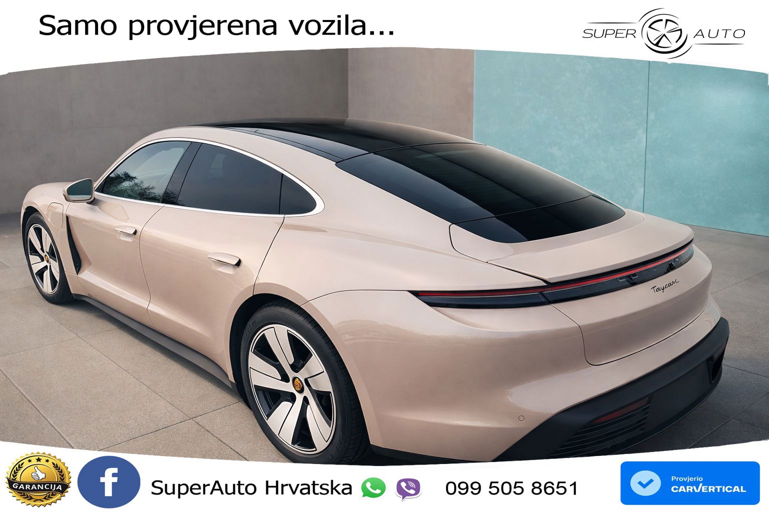 Porsce Tycan 4S Performance Plus 93.4 kWh (571 KS)