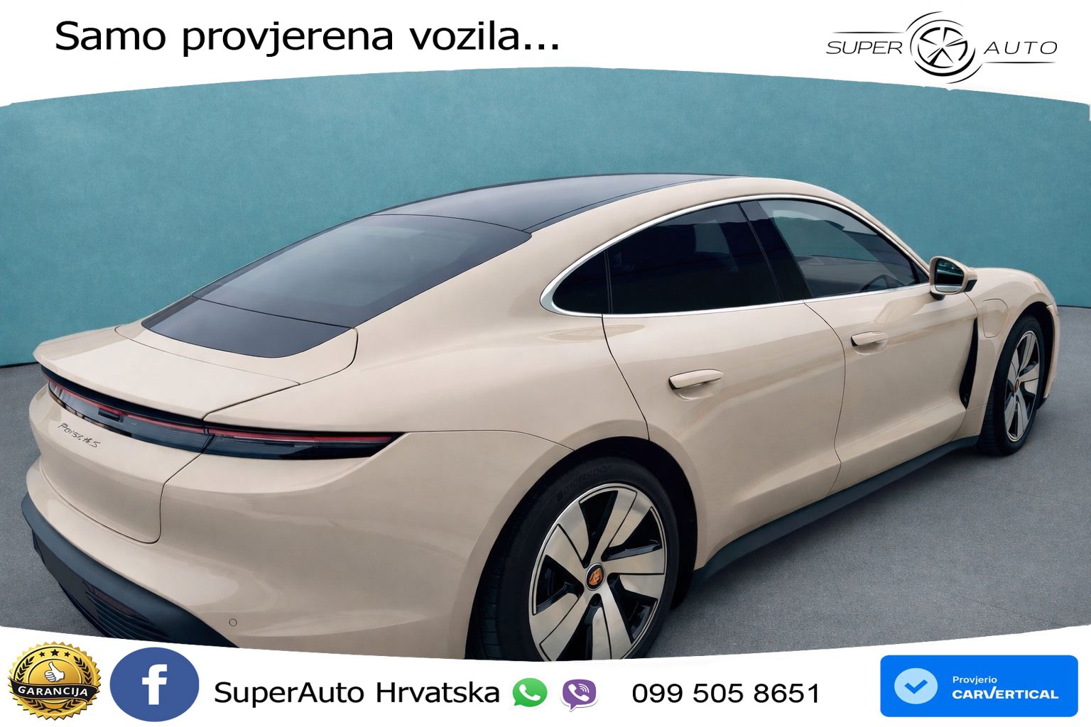 Porsce Tycan 4S Performance Plus 93.4 kWh (571 KS)