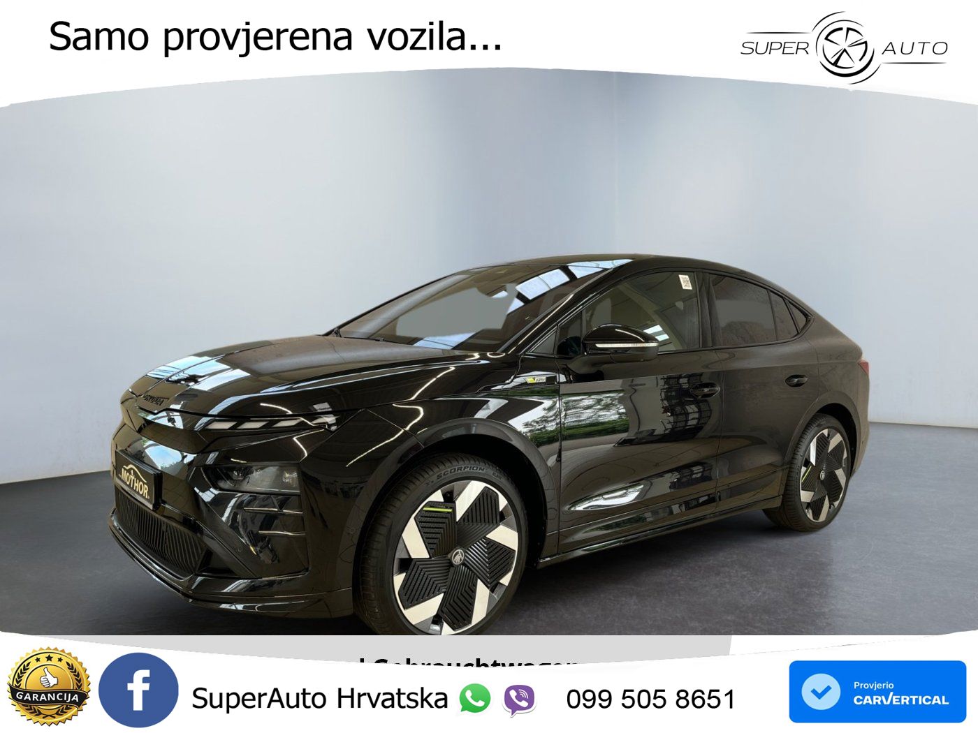 Škoda Enyaq Coupe RS 84 kWh (340 KS) AWD Lounge LED+GR SJED+ACC