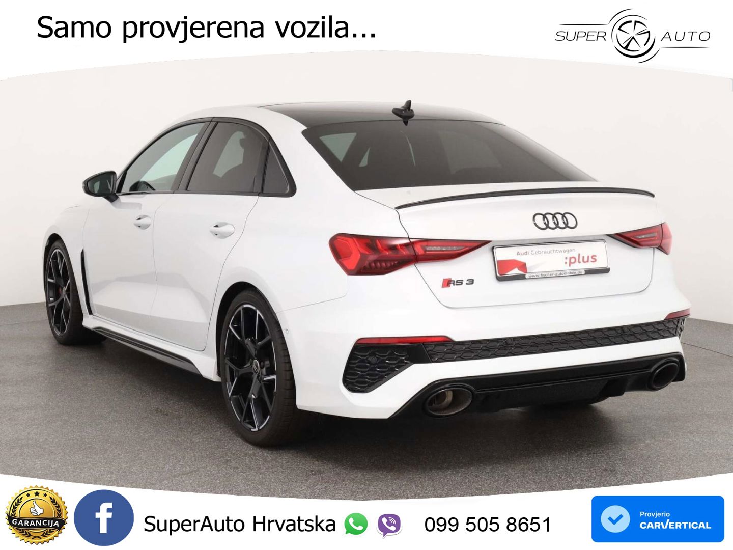 Audi RS3 Sportback 2.5 TFSI (400 KS) quattro S tronic