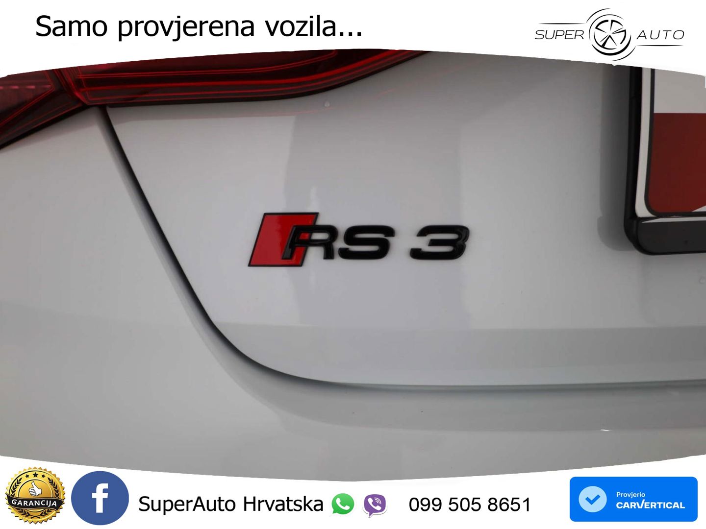 Audi RS3 Sportback 2.5 TFSI (400 KS) quattro S tronic