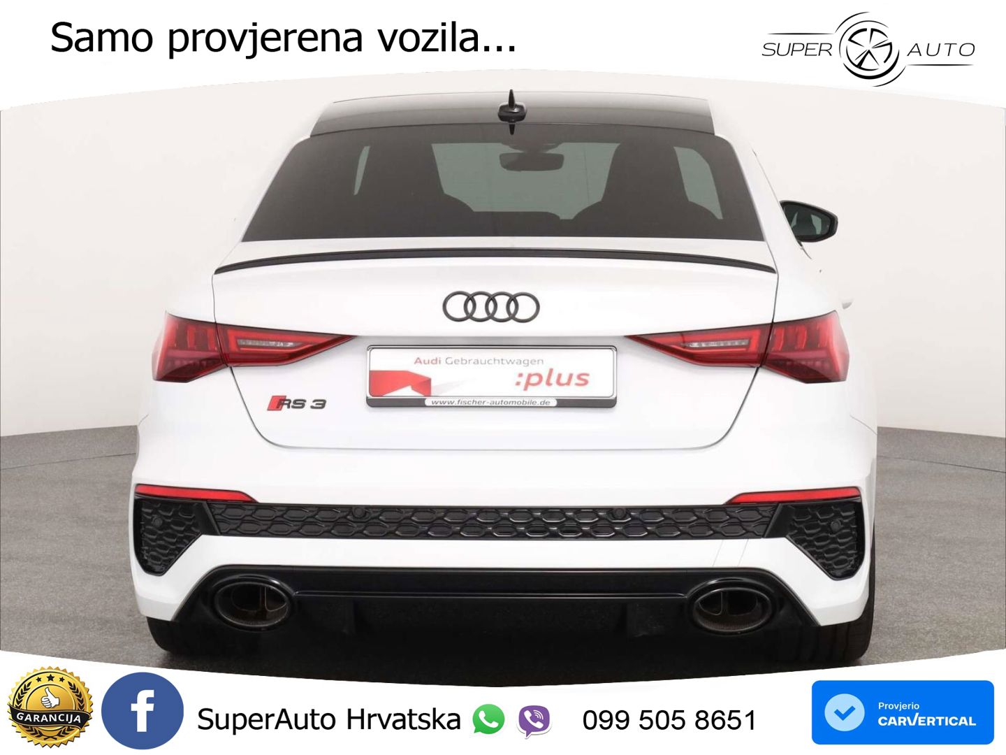 Audi RS3 Sportback 2.5 TFSI (400 KS) quattro S tronic
