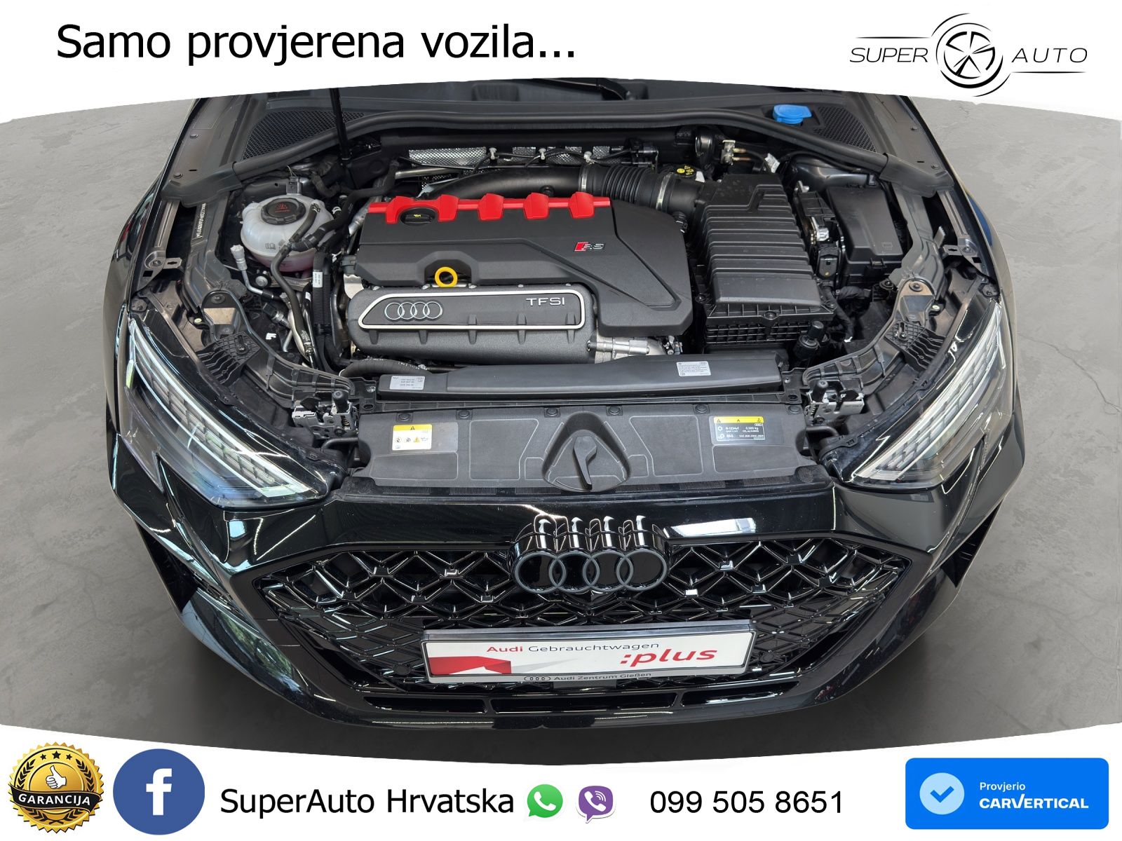 Audi RS3 Sedan 2.5 TFSI (400 KS) quattro S tronic LED+GR SJED+ACC