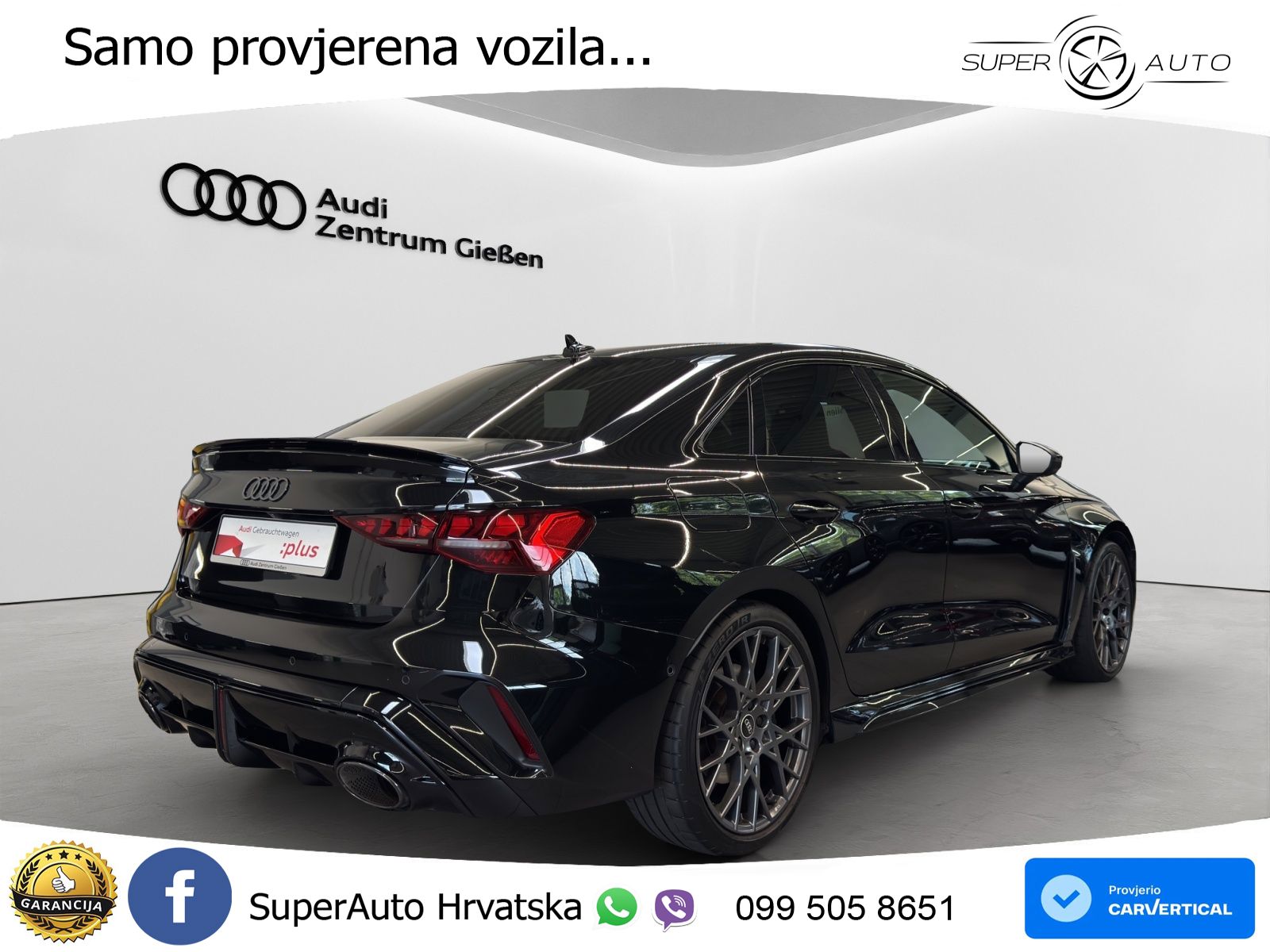 Audi RS3 Sedan 2.5 TFSI (400 KS) quattro S tronic LED+GR SJED+ACC