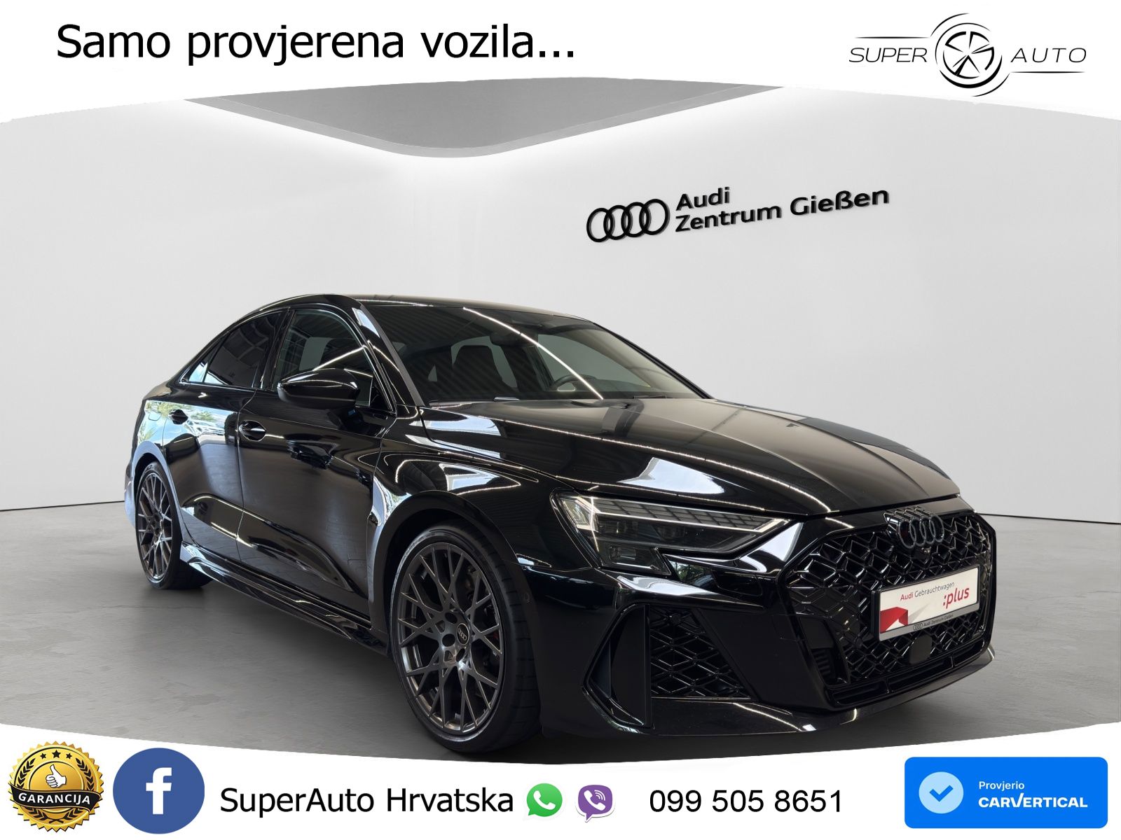 Audi RS3 Sedan 2.5 TFSI (400 KS) quattro S tronic LED+GR SJED+ACC