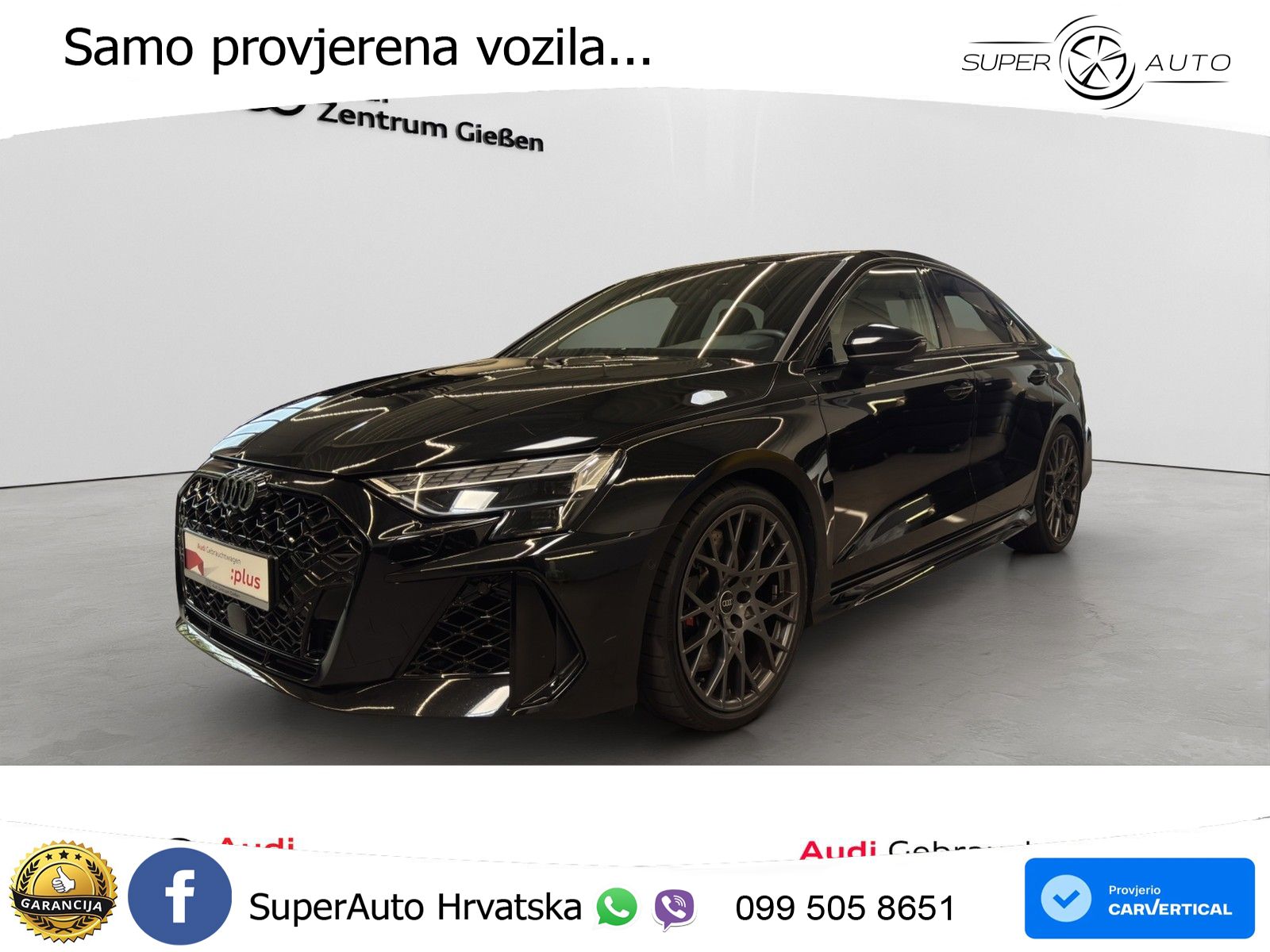 Audi RS3 Sedan 2.5 TFSI (400 KS) quattro S tronic LED+GR SJED+ACC