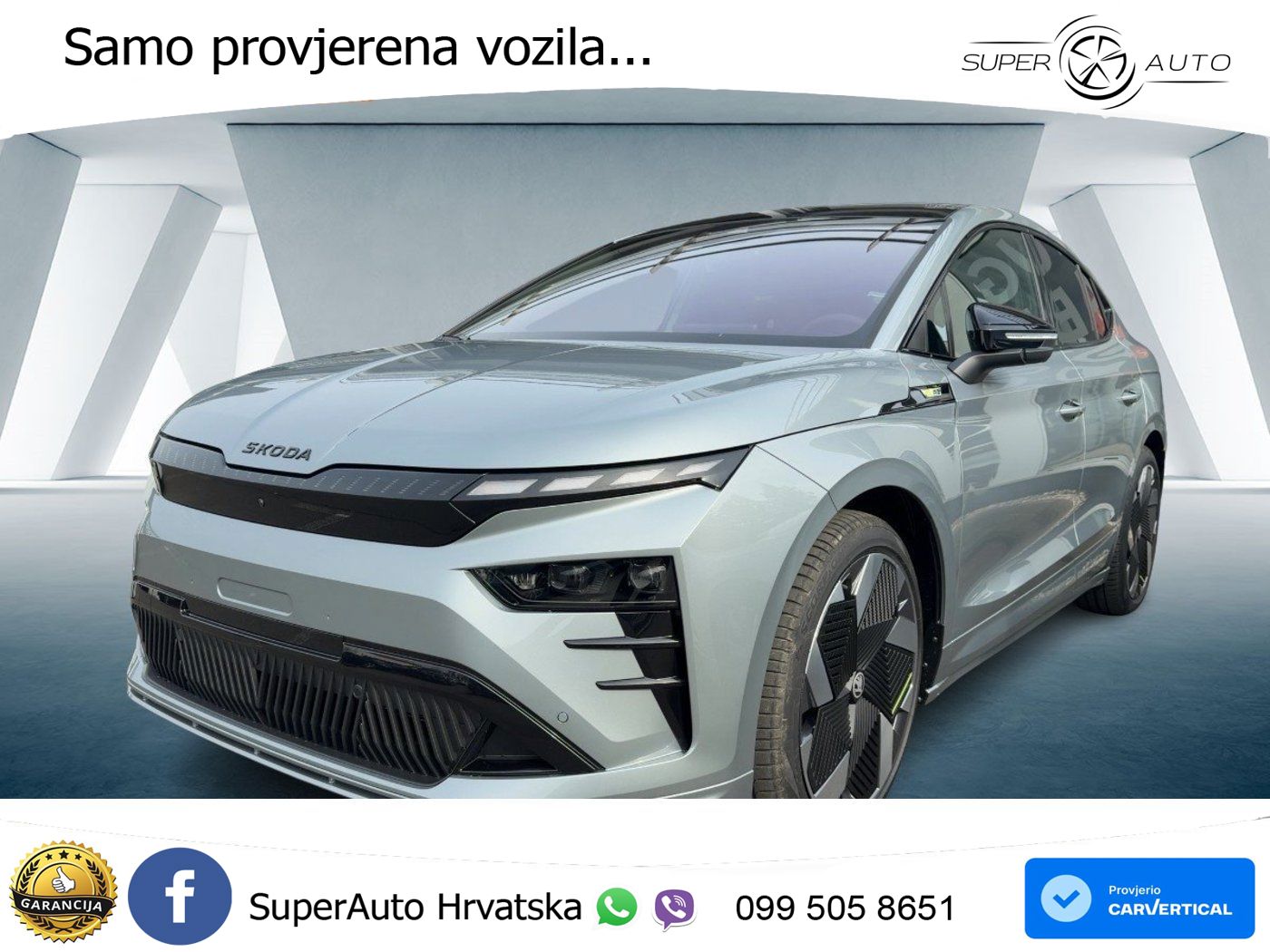 Škoda Enyaq Coupe iV RS 82 kWh (340 KS) AWD Suite LED+GR SJED+ACC