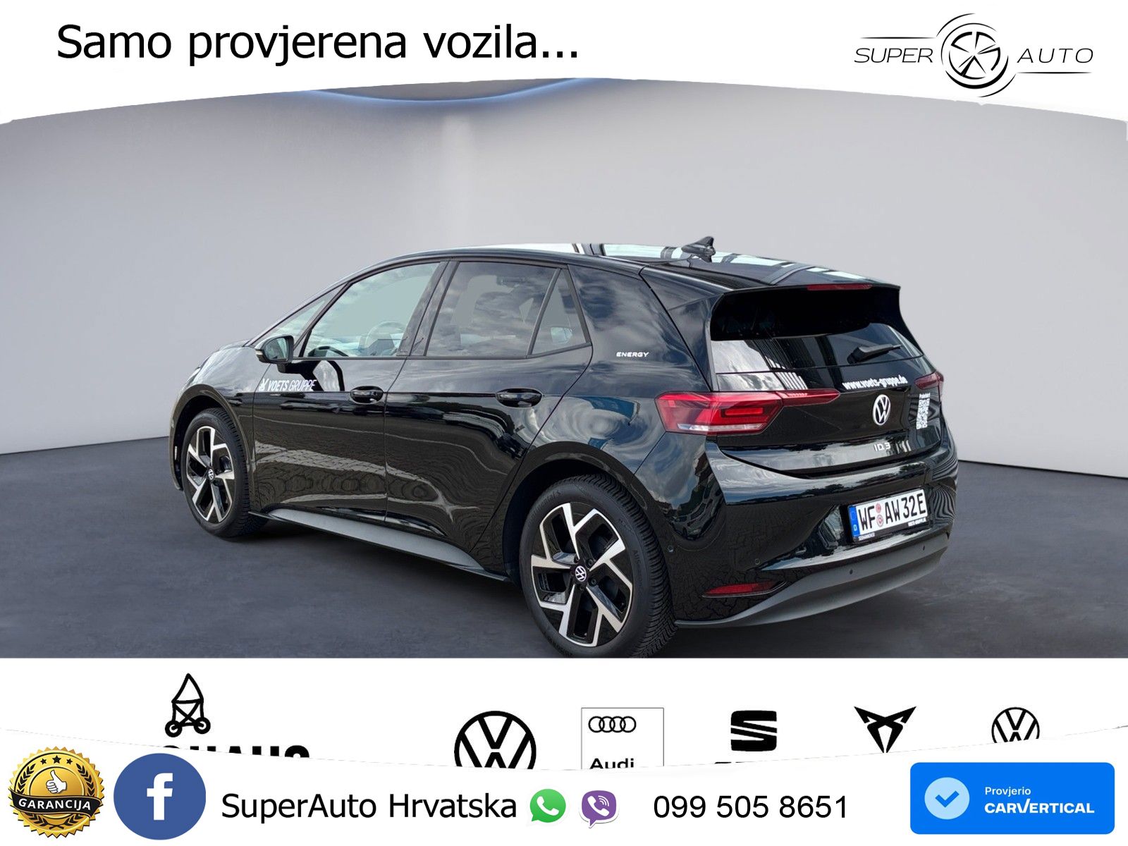 Volkswagen ID.3 Pro 62 kWh (204 KS) LED+GR SJED+ACC