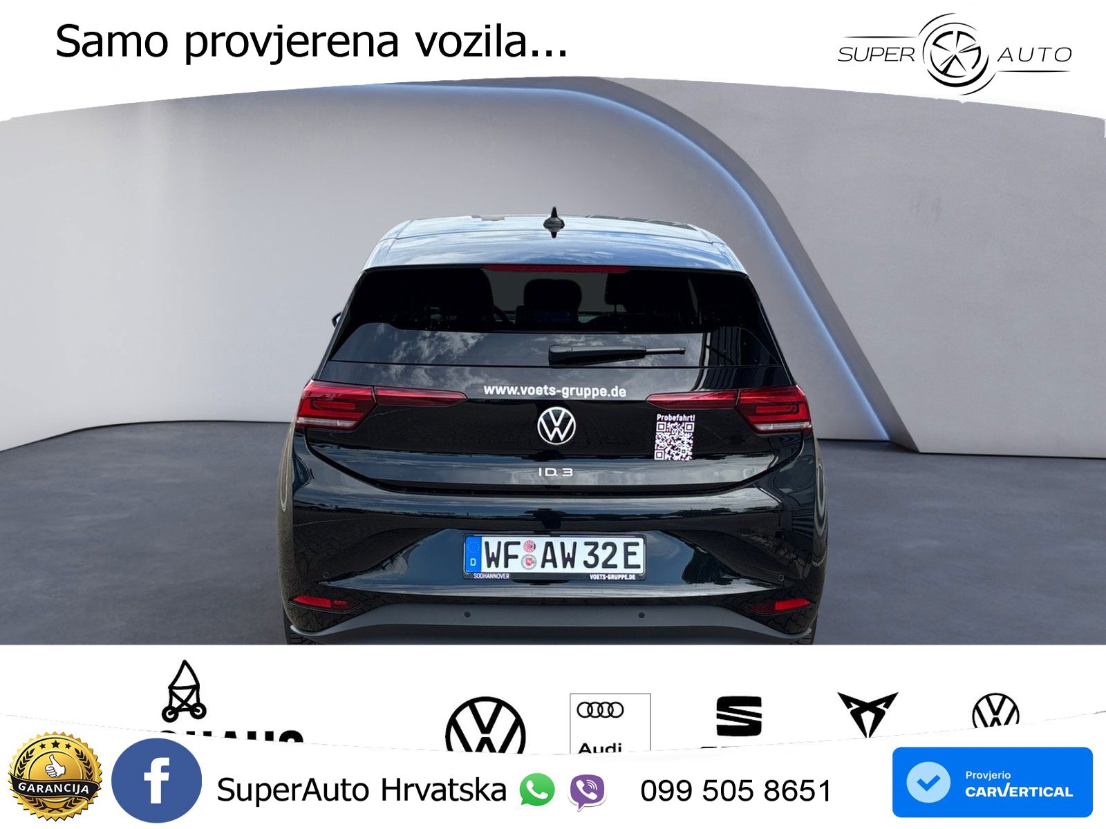 Volkswagen ID.3 Pro 62 kWh (204 KS) LED+GR SJED+ACC