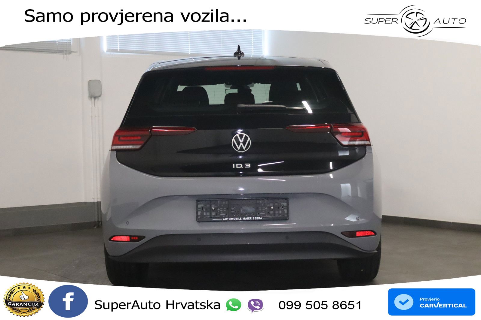 Volkswagen ID.3 Pro 62 kWh (204 KS)