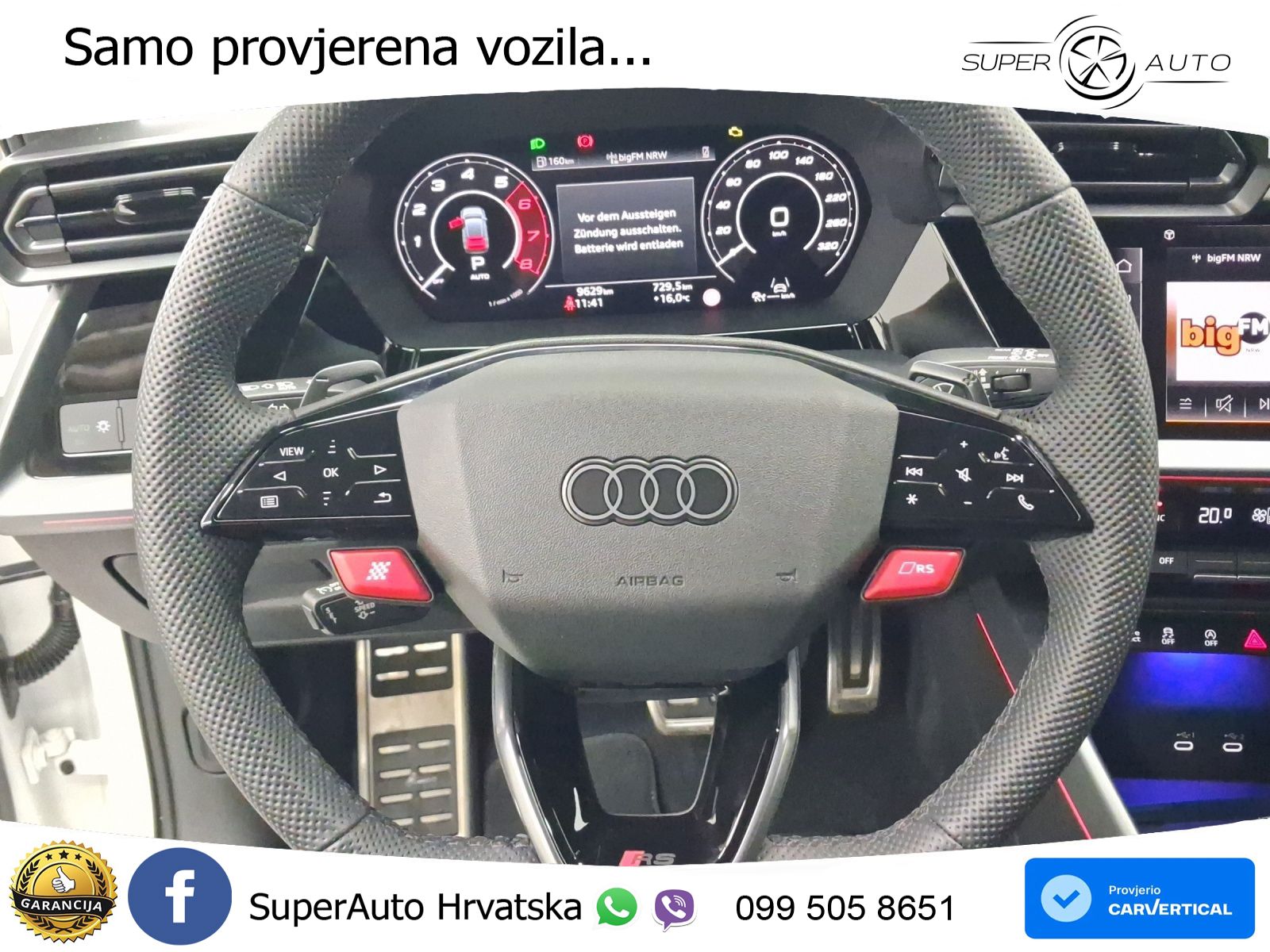 Audi RS3 Sportback 2.5 TFSI (400 KS) quattro S tronic LED+ACC