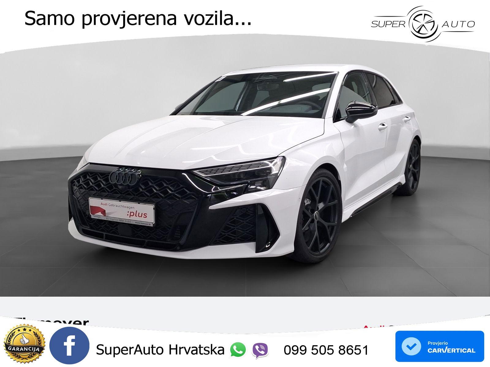 Audi RS3 Sportback 2.5 TFSI (400 KS) quattro S tronic LED+ACC