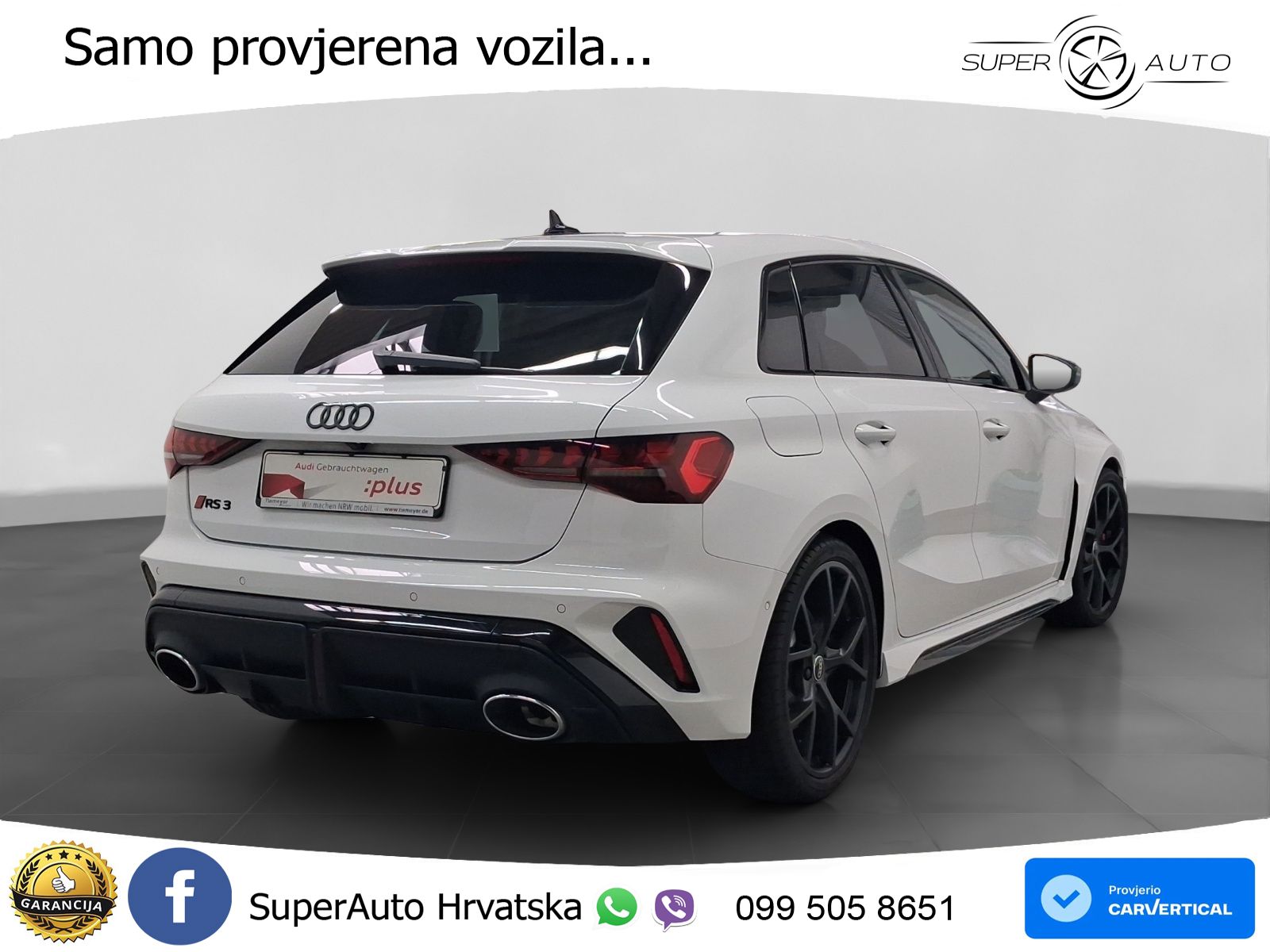 Audi RS3 Sportback 2.5 TFSI (400 KS) quattro S tronic LED+ACC