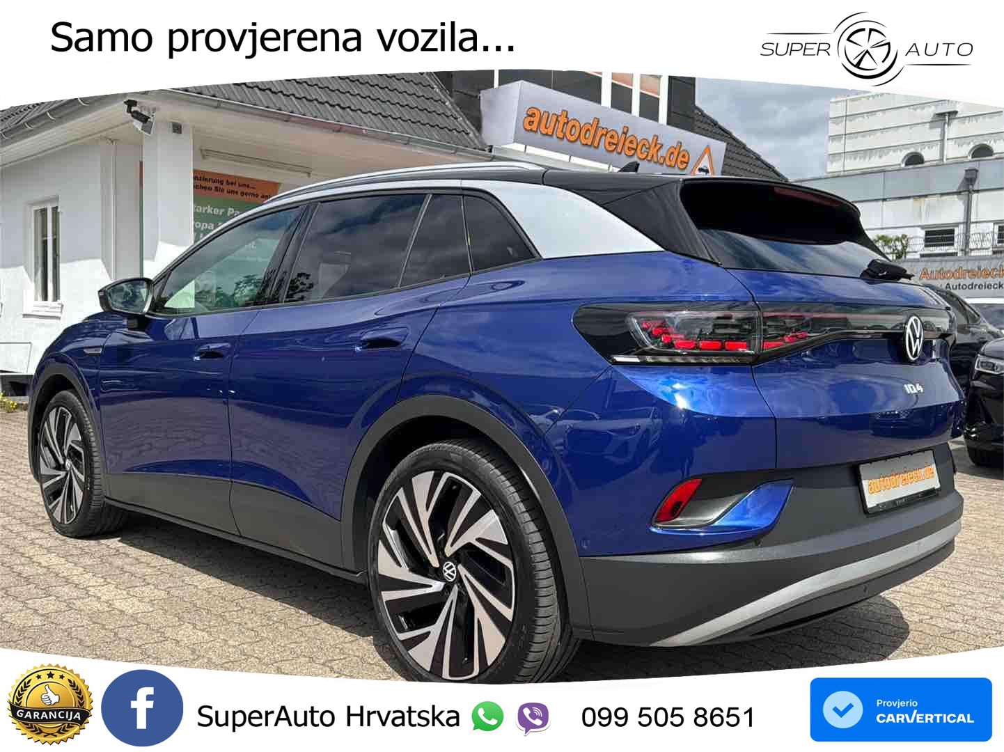 Volkswagen ID.4 Pro 82 kWh (265 KS) 4MOTION LED+GR SJED+ACC