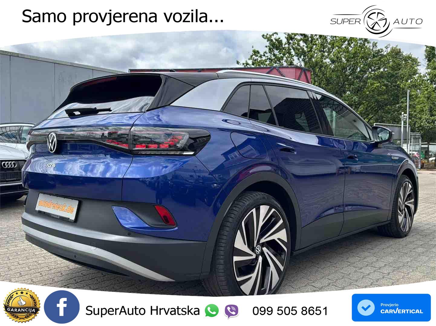 Volkswagen ID.4 Pro 82 kWh (265 KS) 4MOTION LED+GR SJED+ACC