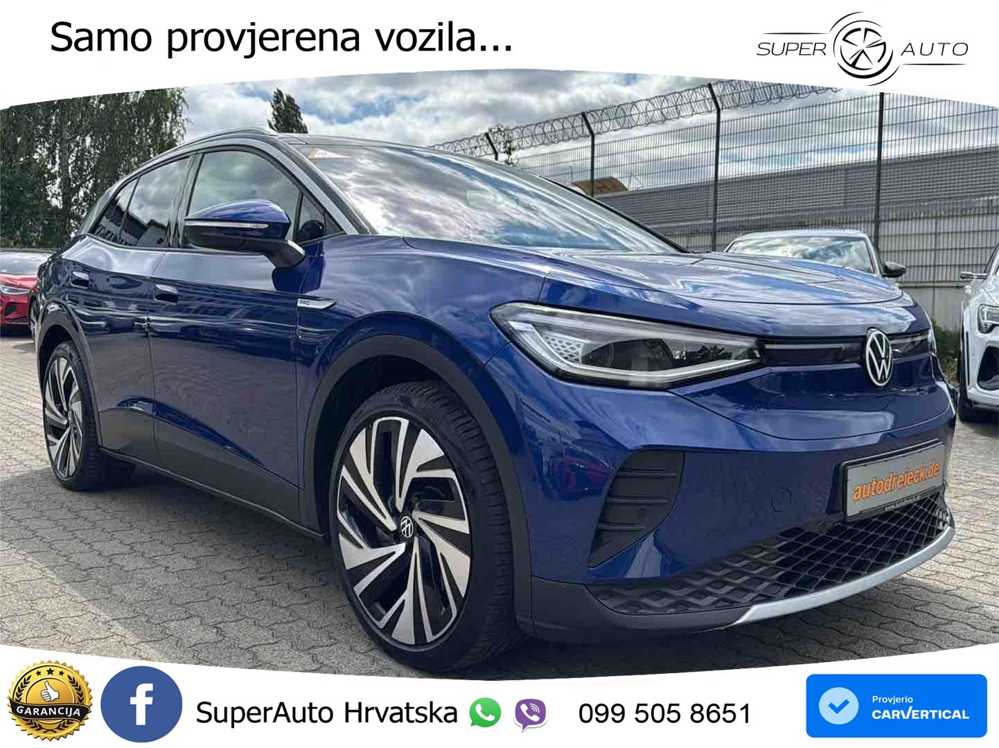 Volkswagen ID.4 Pro 82 kWh (265 KS) 4MOTION LED+GR SJED+ACC