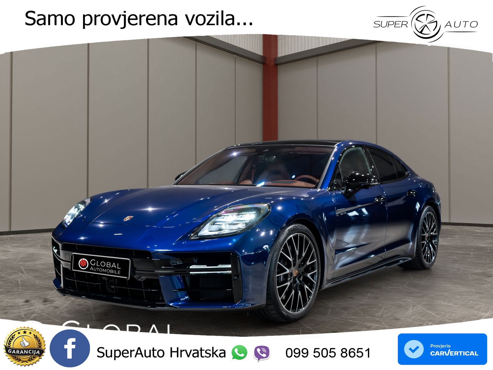 Porsche Panamera 4 2.9 V6 (470 KS) E-Hybrid PDK LED+GR SJED+ACC