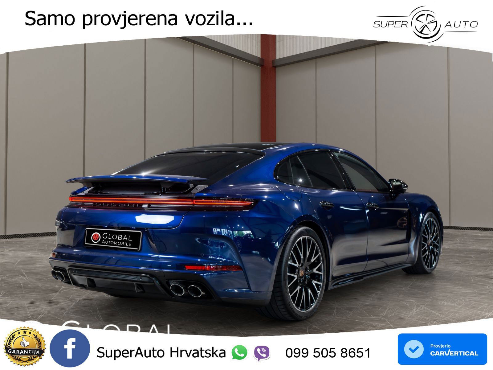 Porsche Panamera 4 2.9 V6 (470 KS) E-Hybrid PDK LED+GR SJED+ACC