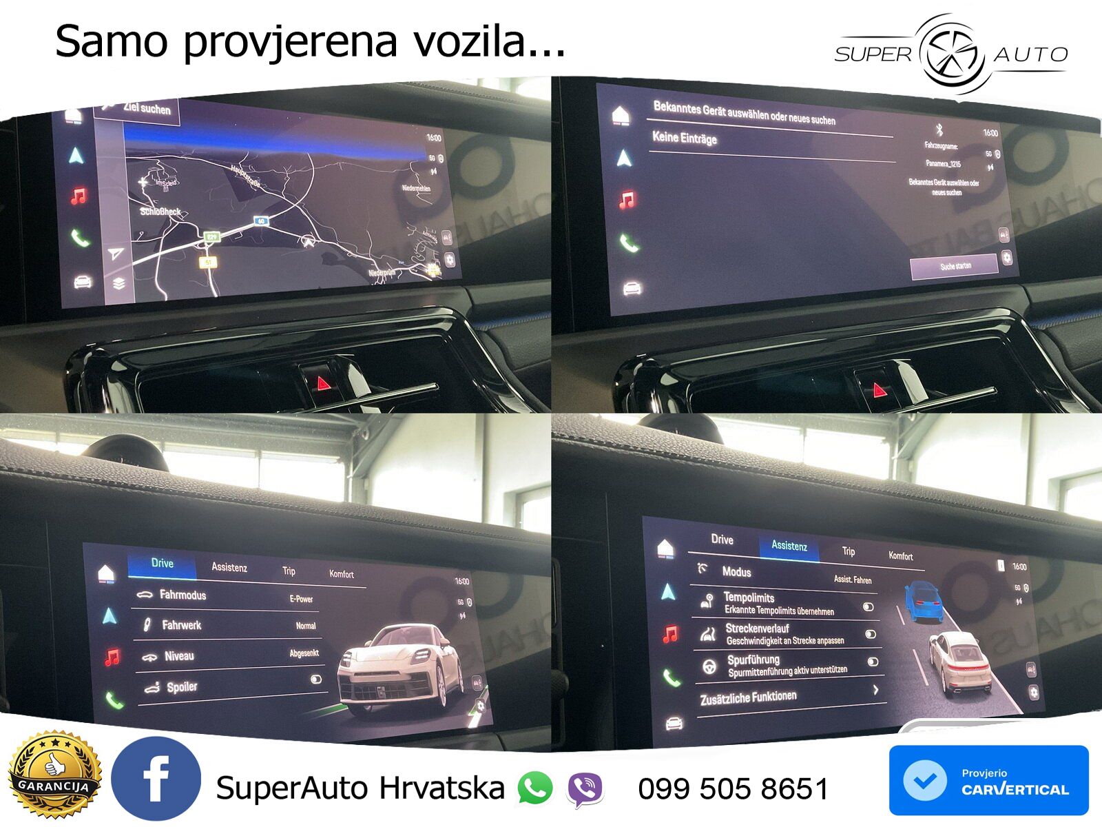 Porsche Panamera 4 2.9 V6 (470 KS) E-Hybrid PDK ACC+HEAD+4xGR SJED+360+PANO