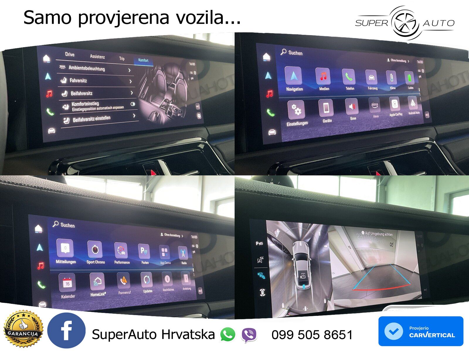 Porsche Panamera 4 2.9 V6 (470 KS) E-Hybrid PDK ACC+HEAD+4xGR SJED+360+PANO
