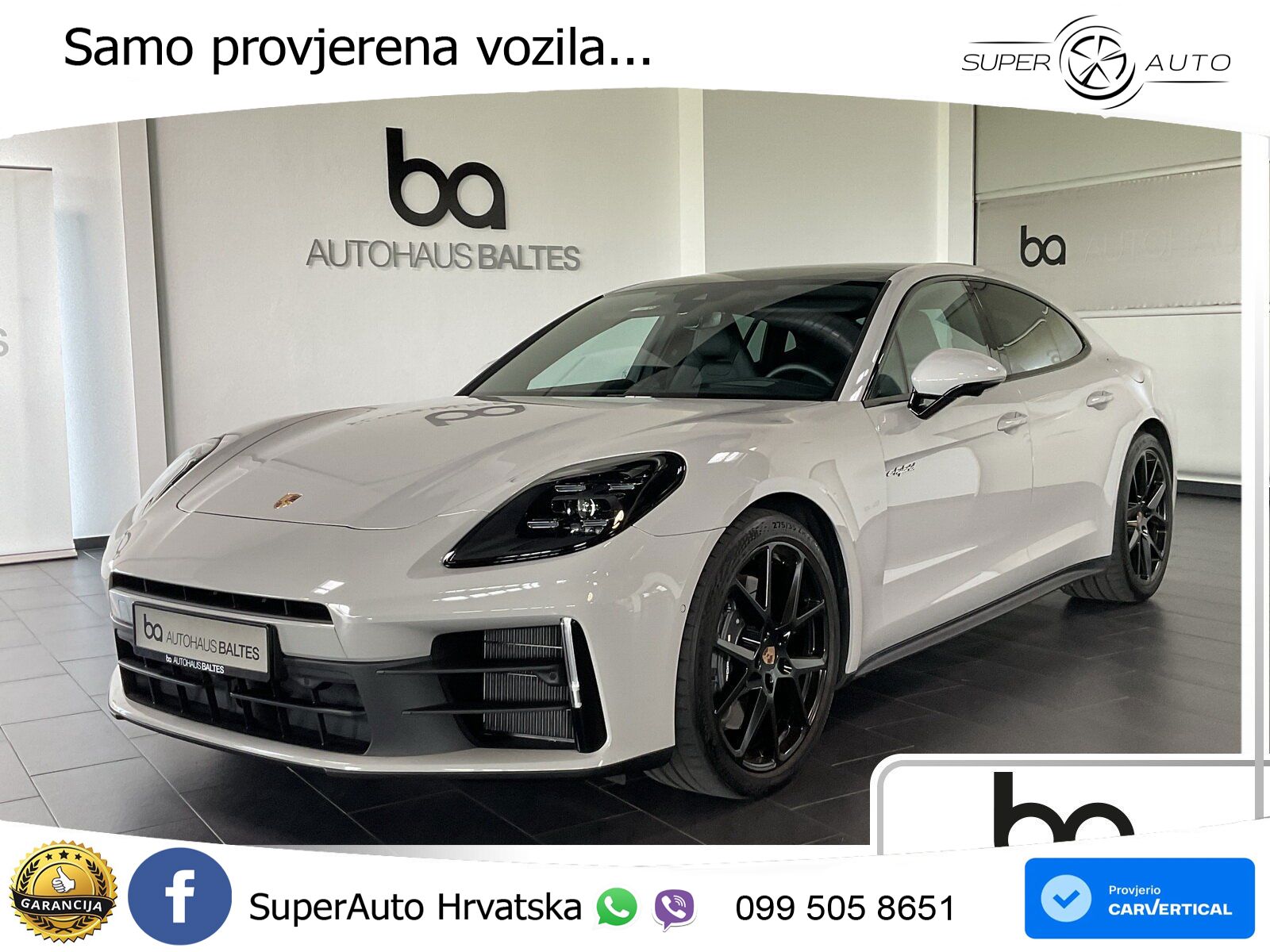 Porsche Panamera 4 2.9 V6 (470 KS) E-Hybrid PDK ACC+HEAD+4xGR SJED+360+PANO