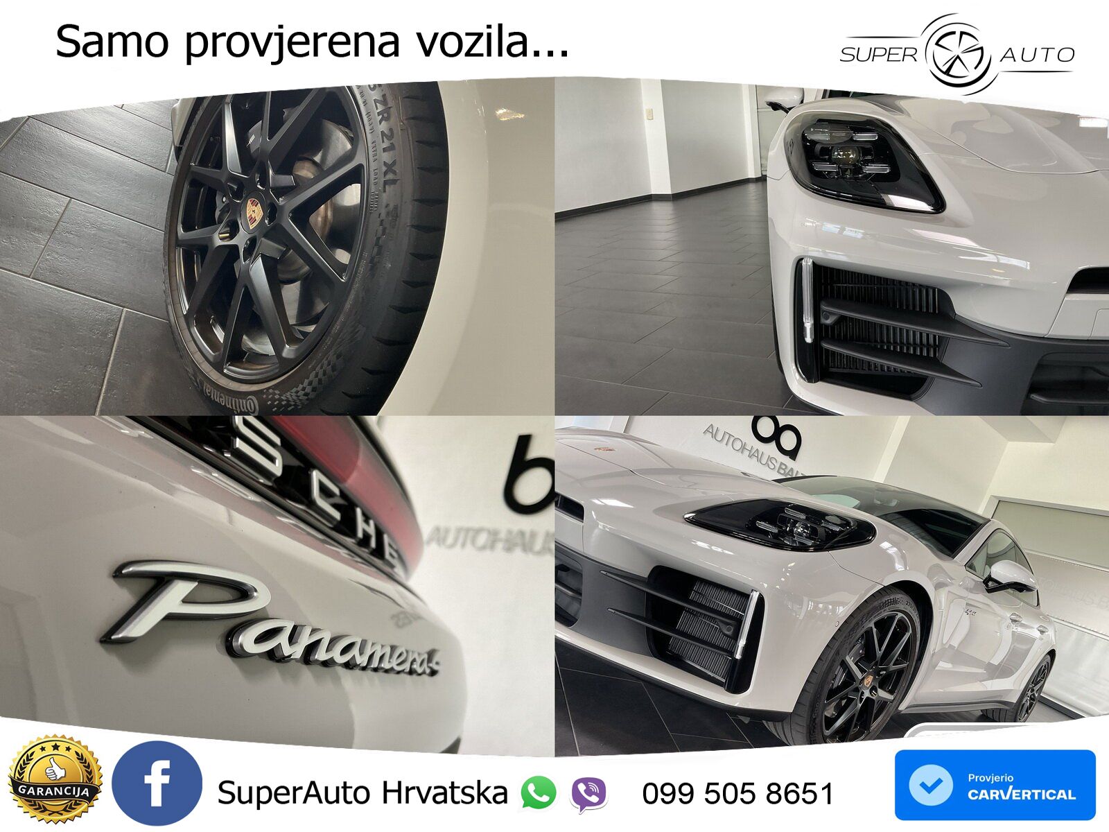 Porsche Panamera 4 2.9 V6 (470 KS) E-Hybrid PDK ACC+HEAD+4xGR SJED+360+PANO
