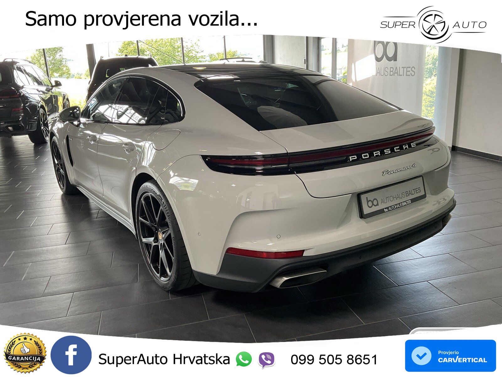 Porsche Panamera 4 2.9 V6 (470 KS) E-Hybrid PDK ACC+HEAD+4xGR SJED+360+PANO