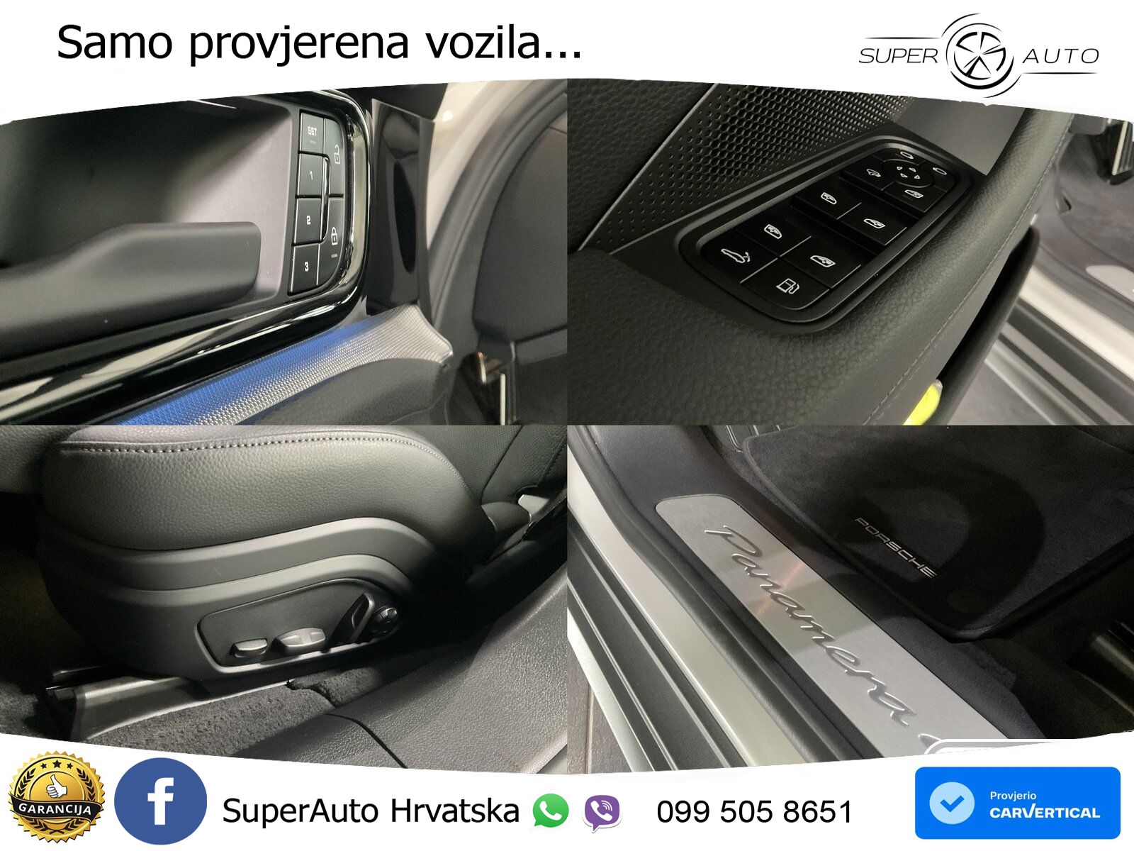 Porsche Panamera 4 2.9 V6 (470 KS) E-Hybrid PDK ACC+HEAD+4xGR SJED+360+PANO